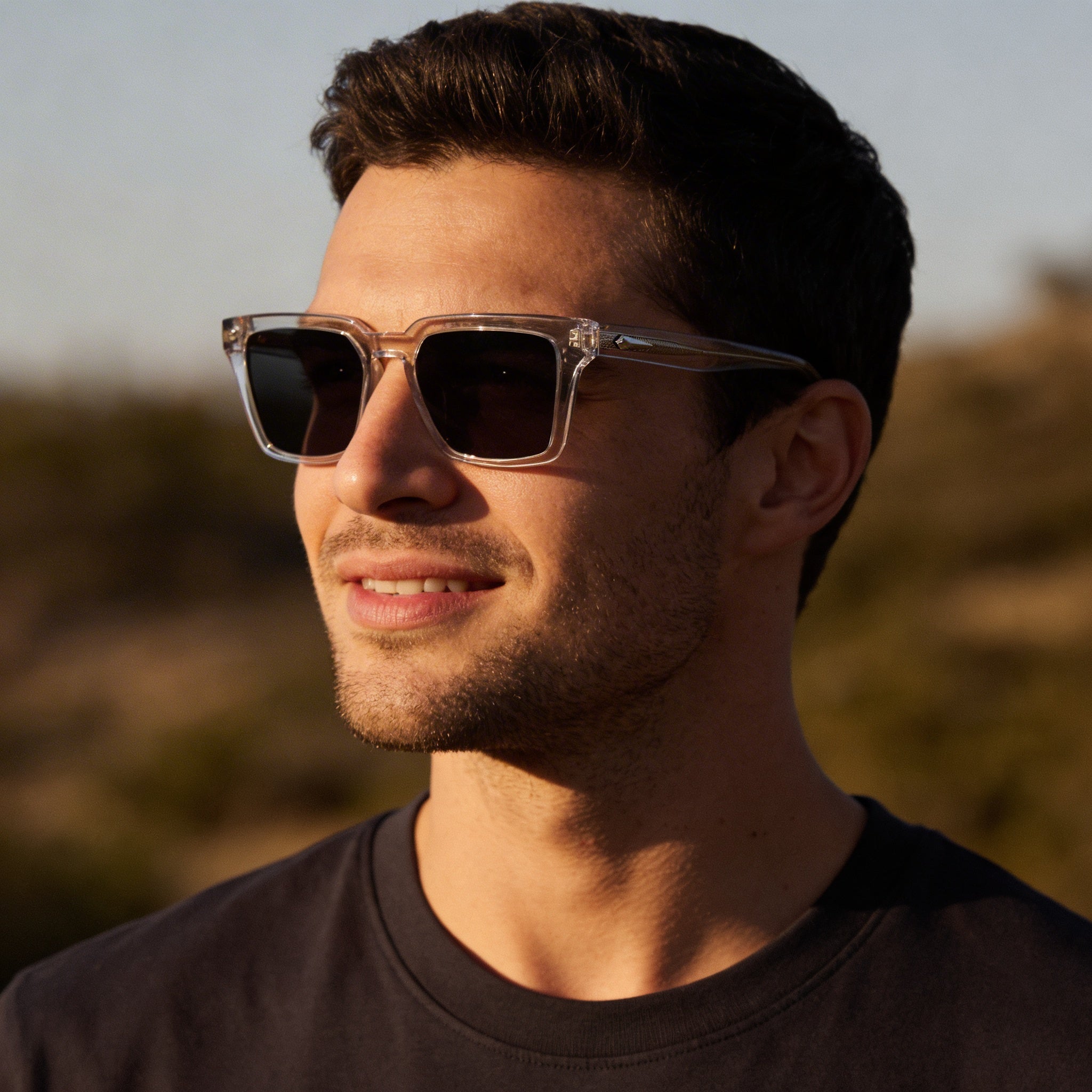 Rag & Bone Casual Men's Crystal Ecological oil Sunglasses with Grey Non-Polarized Lenses 52-19-145mm, Photo 6