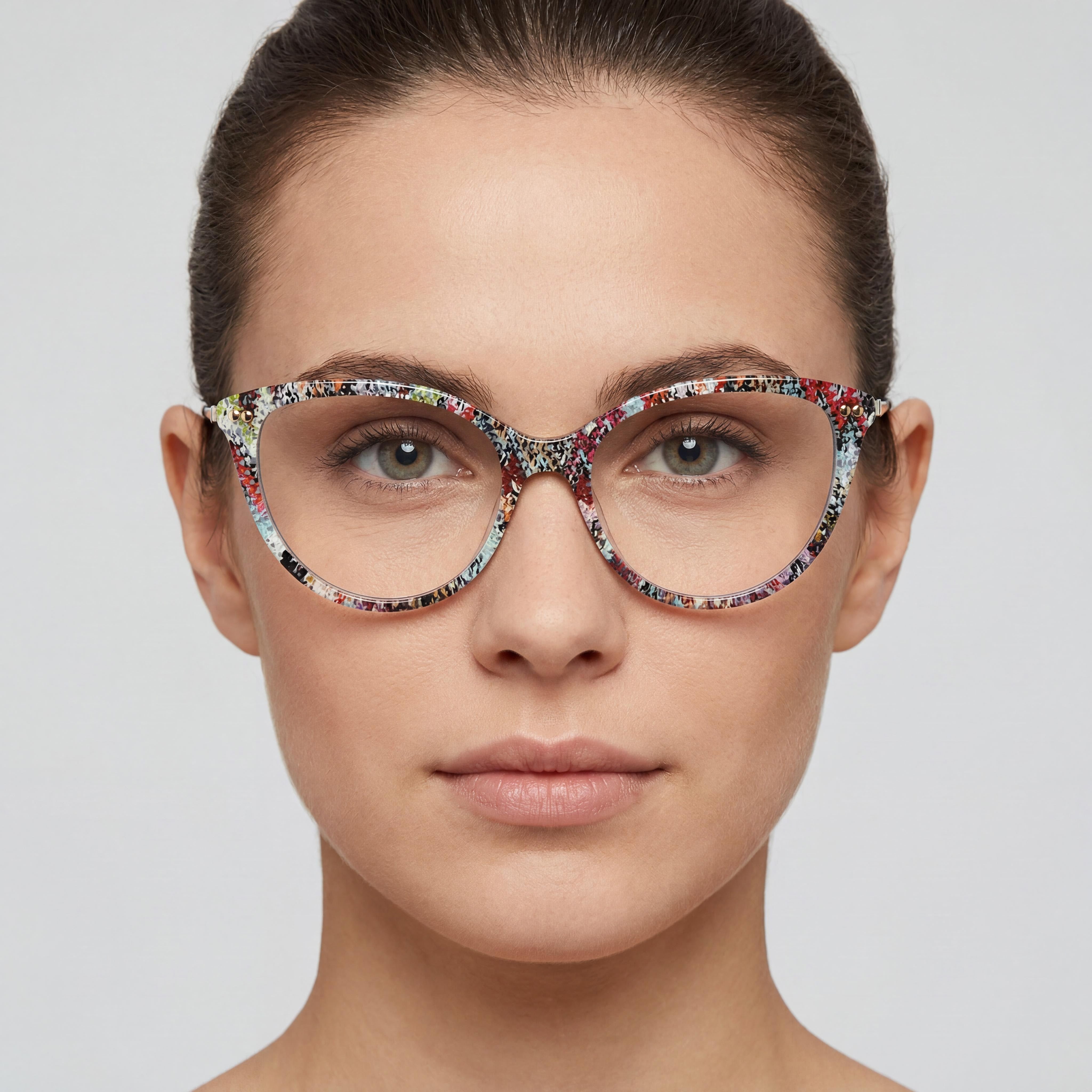 Gafas de sol Missoni Modern para mujer con montura de acetato multicolor y lentes de policarbonato de 54 mm, Photo 4