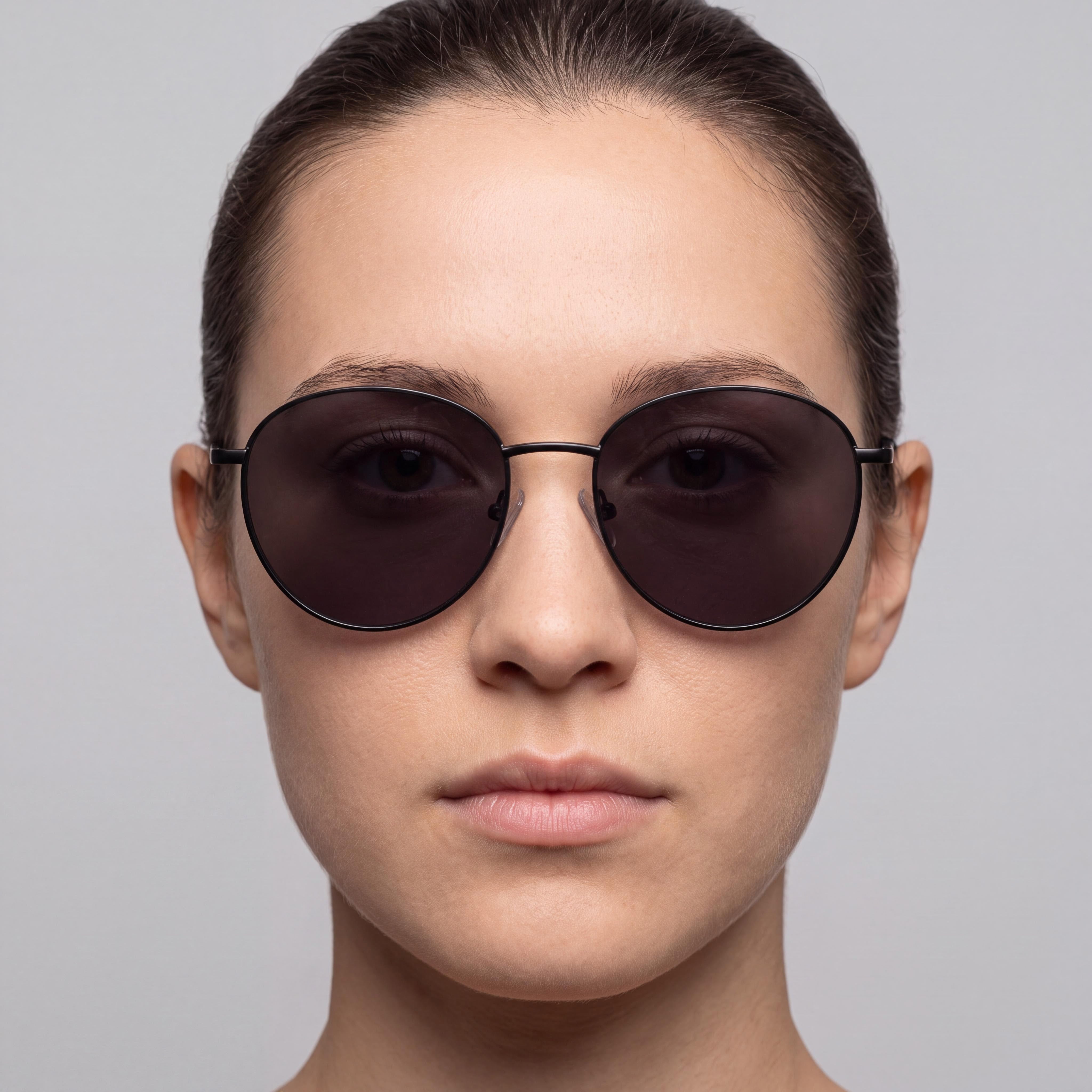 QUAY AUSTRALIA Square UV Protection Unisex Sunglasses with Black Plastic Frame & Black Polycarbonate Lenses, Photo 4