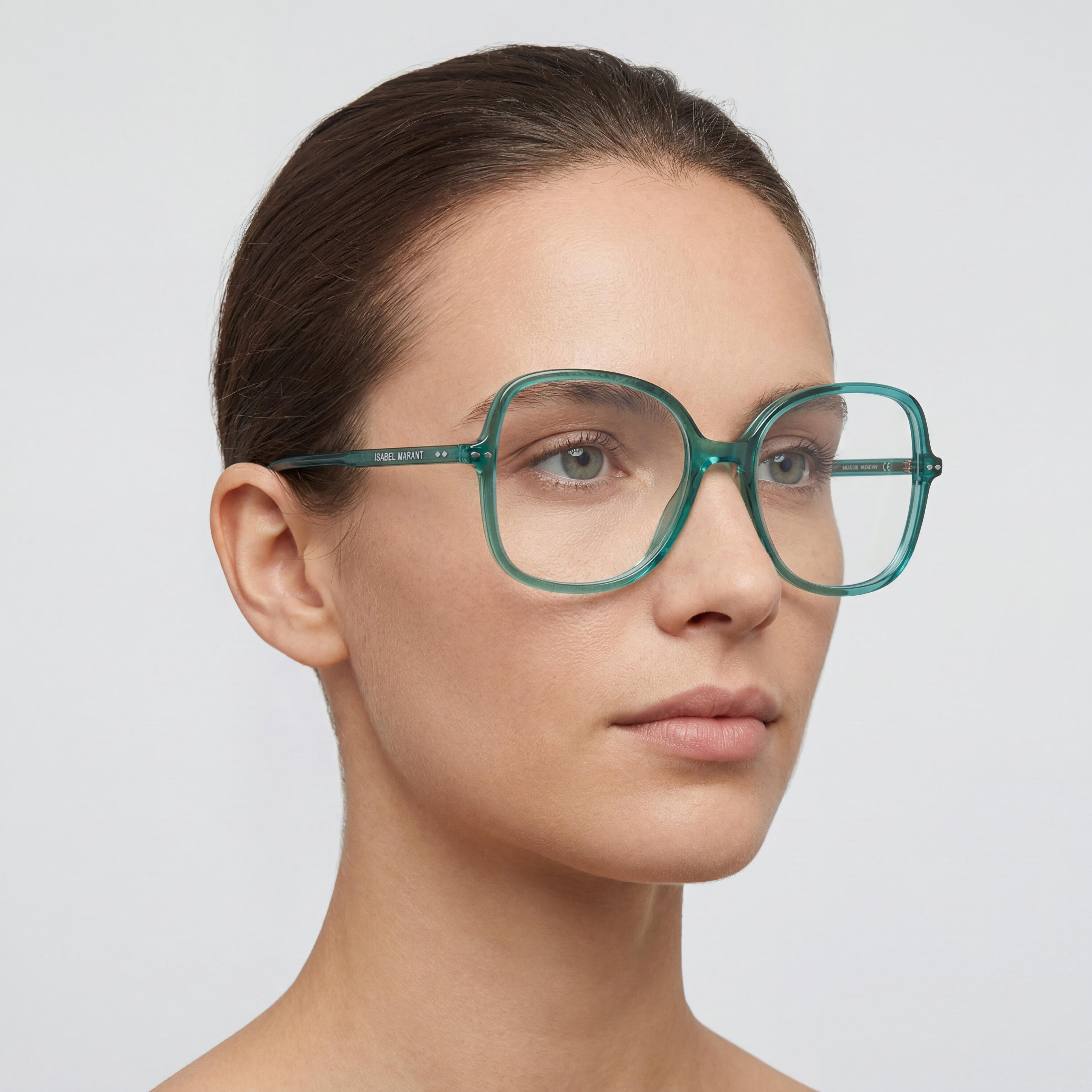 Isabel Marant Im 0022 Women's Retro/Vintage Acetate Teal Non-Polarised Sunglasses 54mm, Photo 5