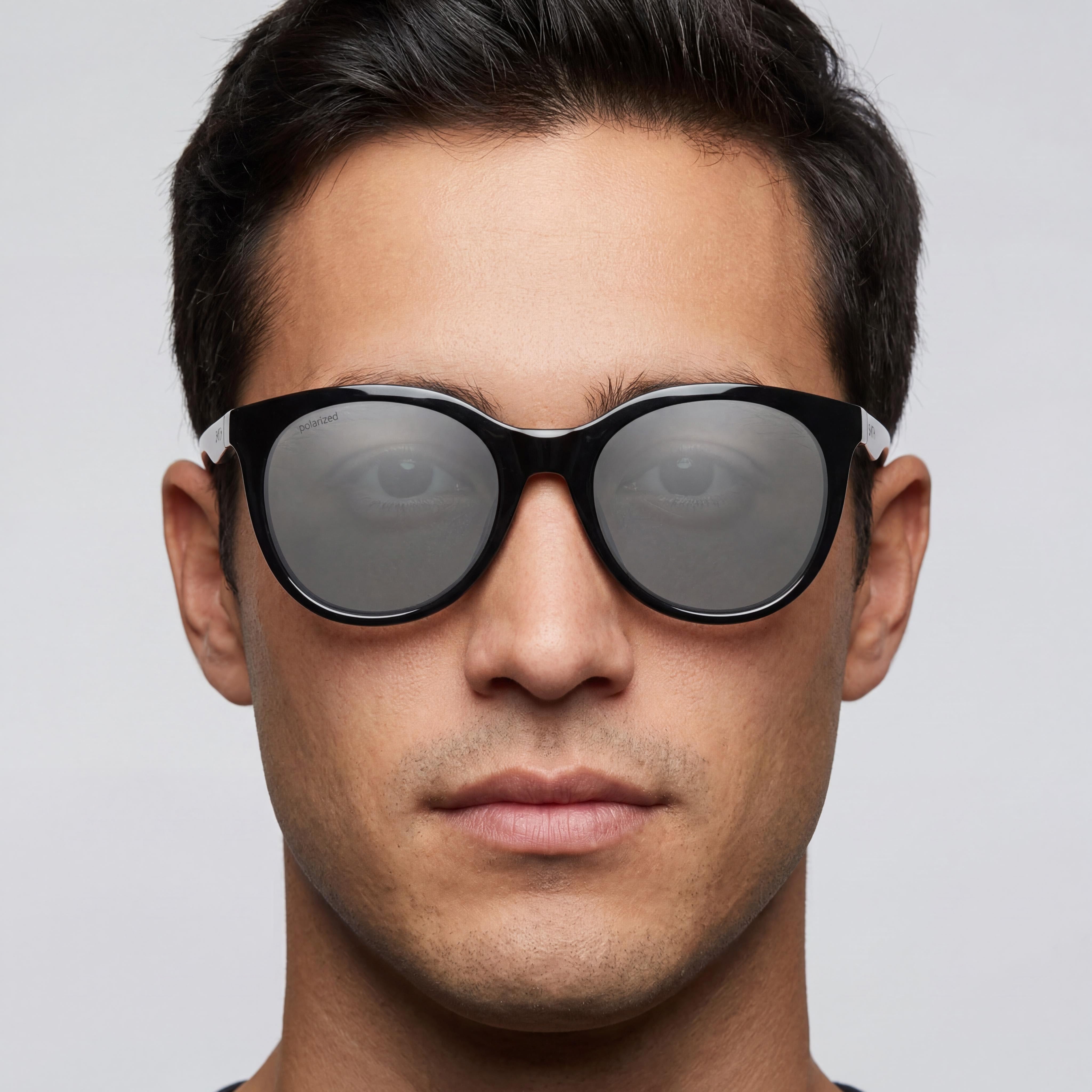 SMITH Bayside Unisex Polarized Bio-Based Sunglasses, Black Frame, Polarized Gray Lenses, 54mm, Photo 4