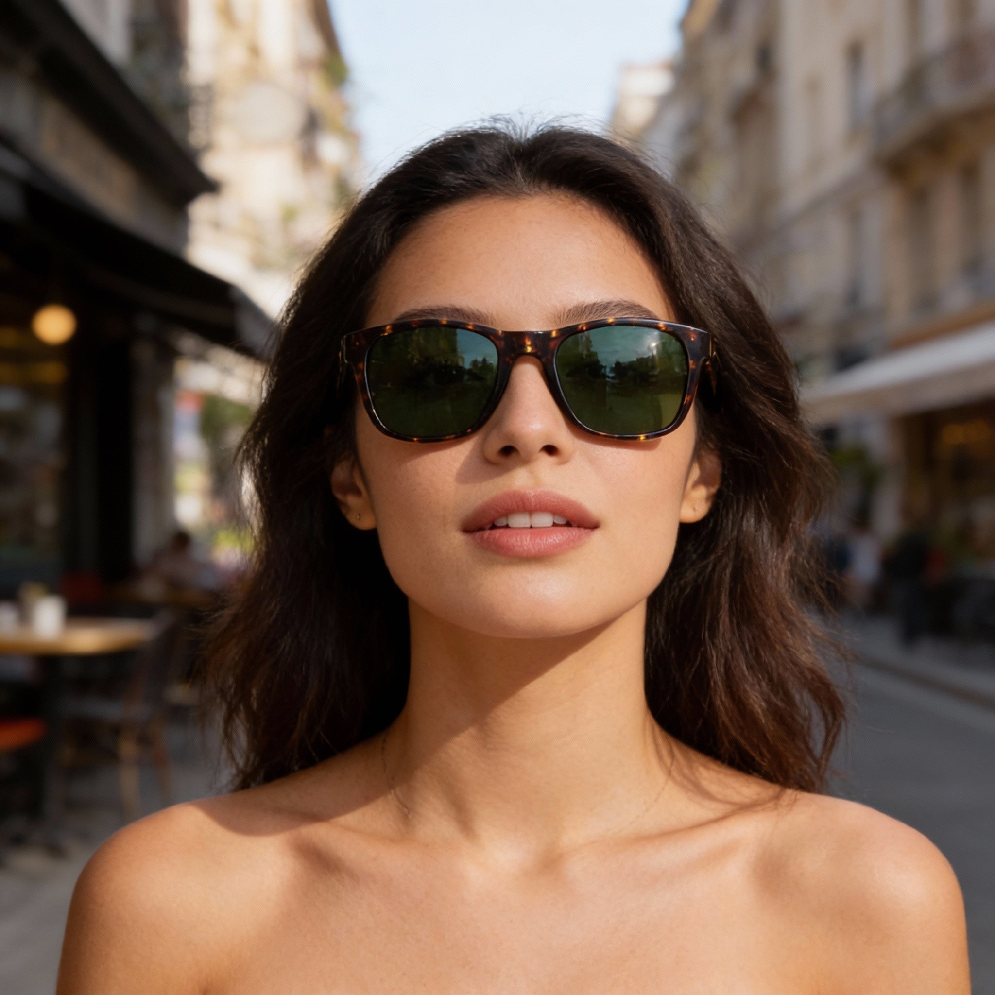 Gafas de sol unisex Under Armour UA Raid de poliamida, no polarizadas, con protección UV, color marrón habano, 55 mm, Photo 5