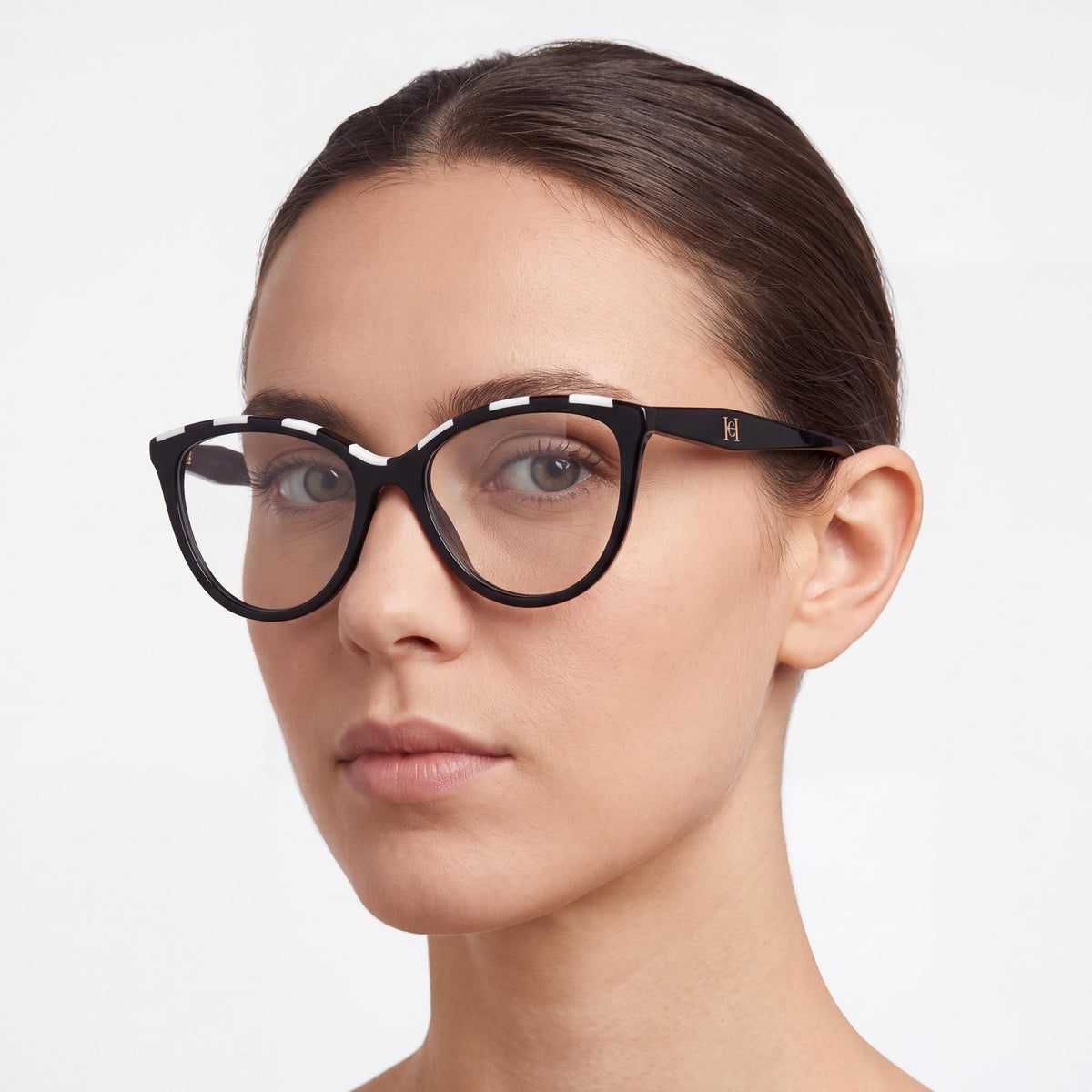 Gafas de lectura para mujer Carolina Herrera 0148, montura multicolor, lentes transparentes, 53 mm, Photo 4