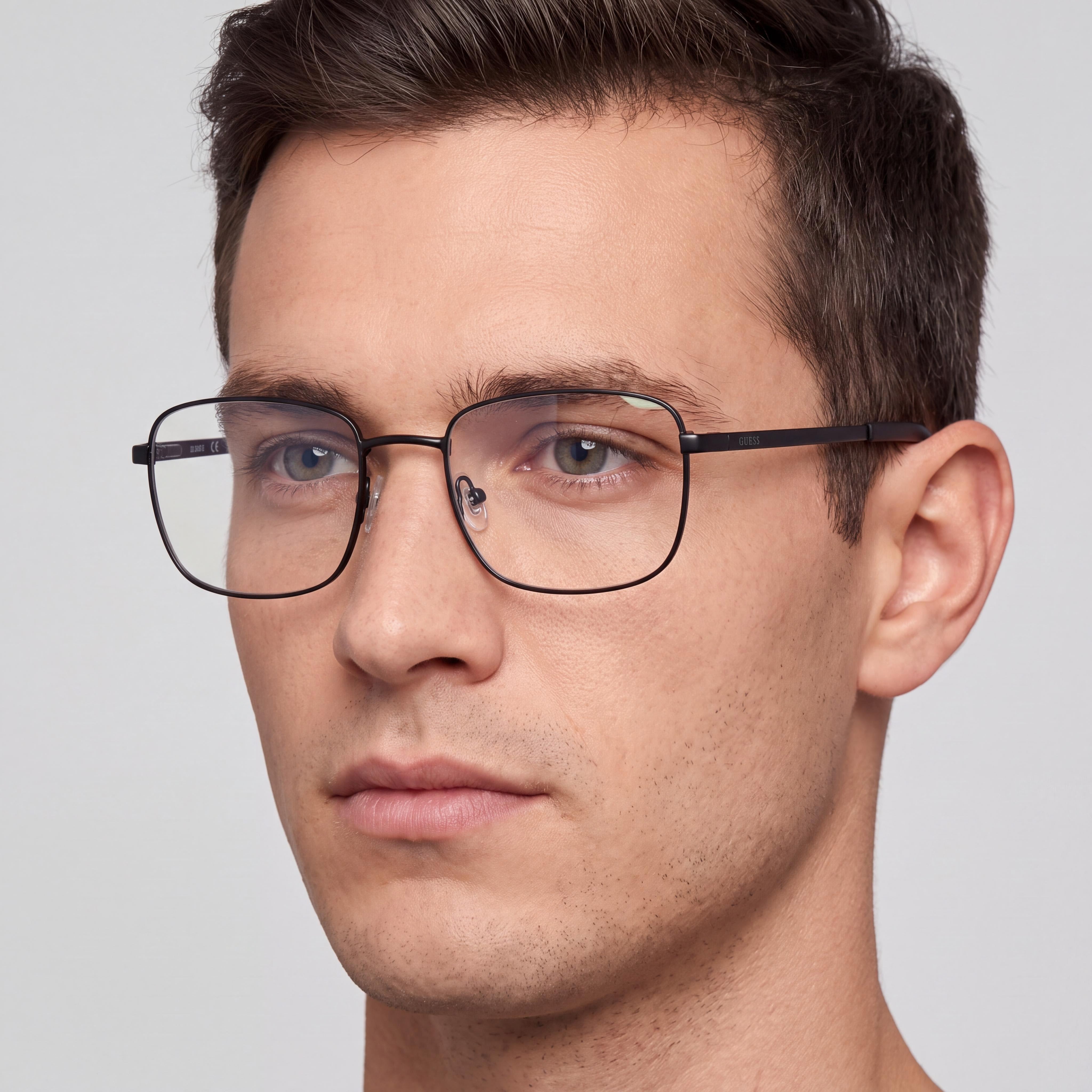 Marcolin GU50074 Unisex Reading Glasses, Metal Multicolored Frame, Plastic Matte Black Lenses, 52-20-145mm, Photo 5
