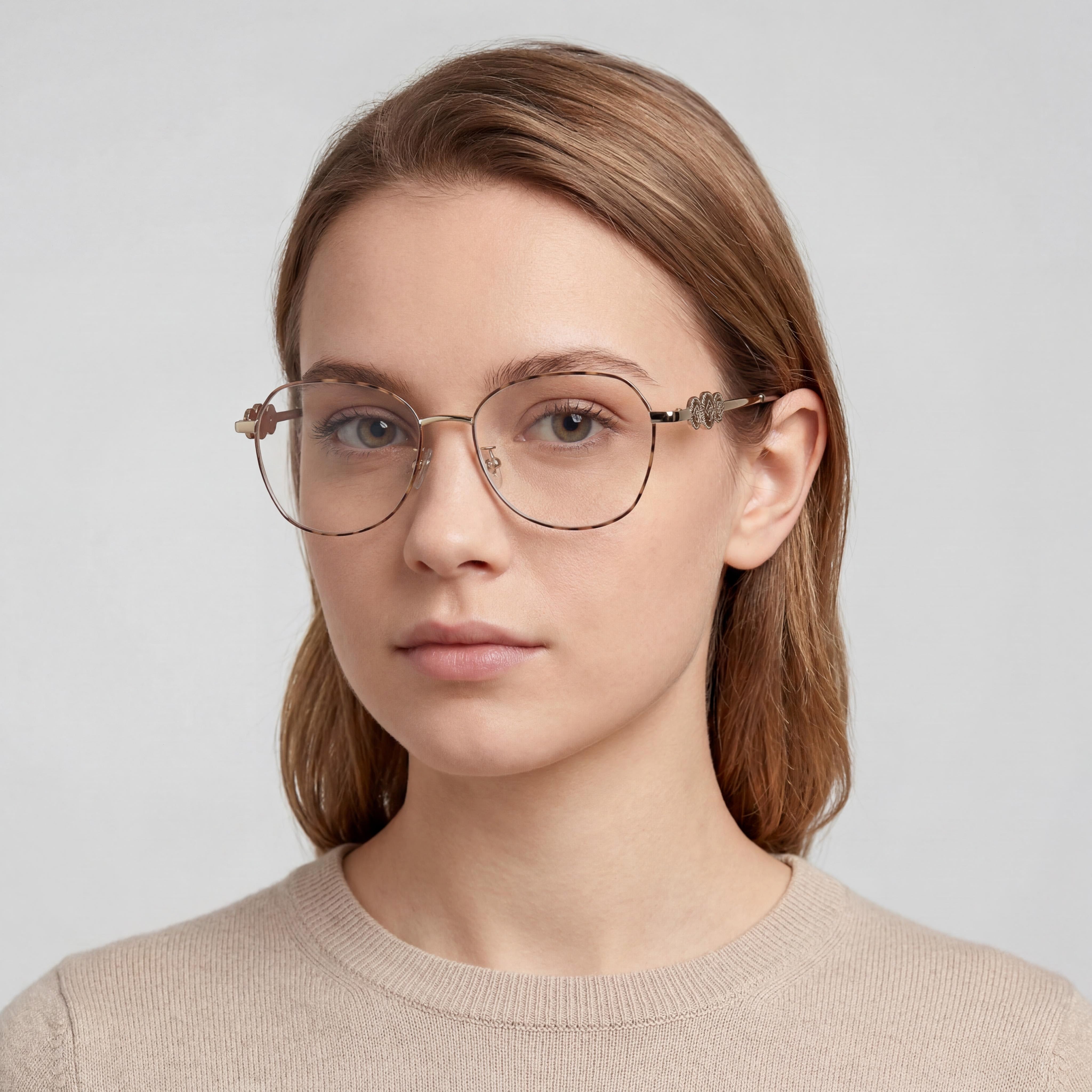 GUESS Gu50256-d Unisex Matte Ivory Frame Polycarbonate Non- Designer Optical Frames Size 52-16-140, Photo 4