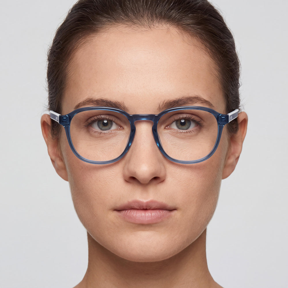 Levi's Lv 1024 Gafas De Plástico Azules Para Mujer Con Montura Para Gafas Graduadas 50