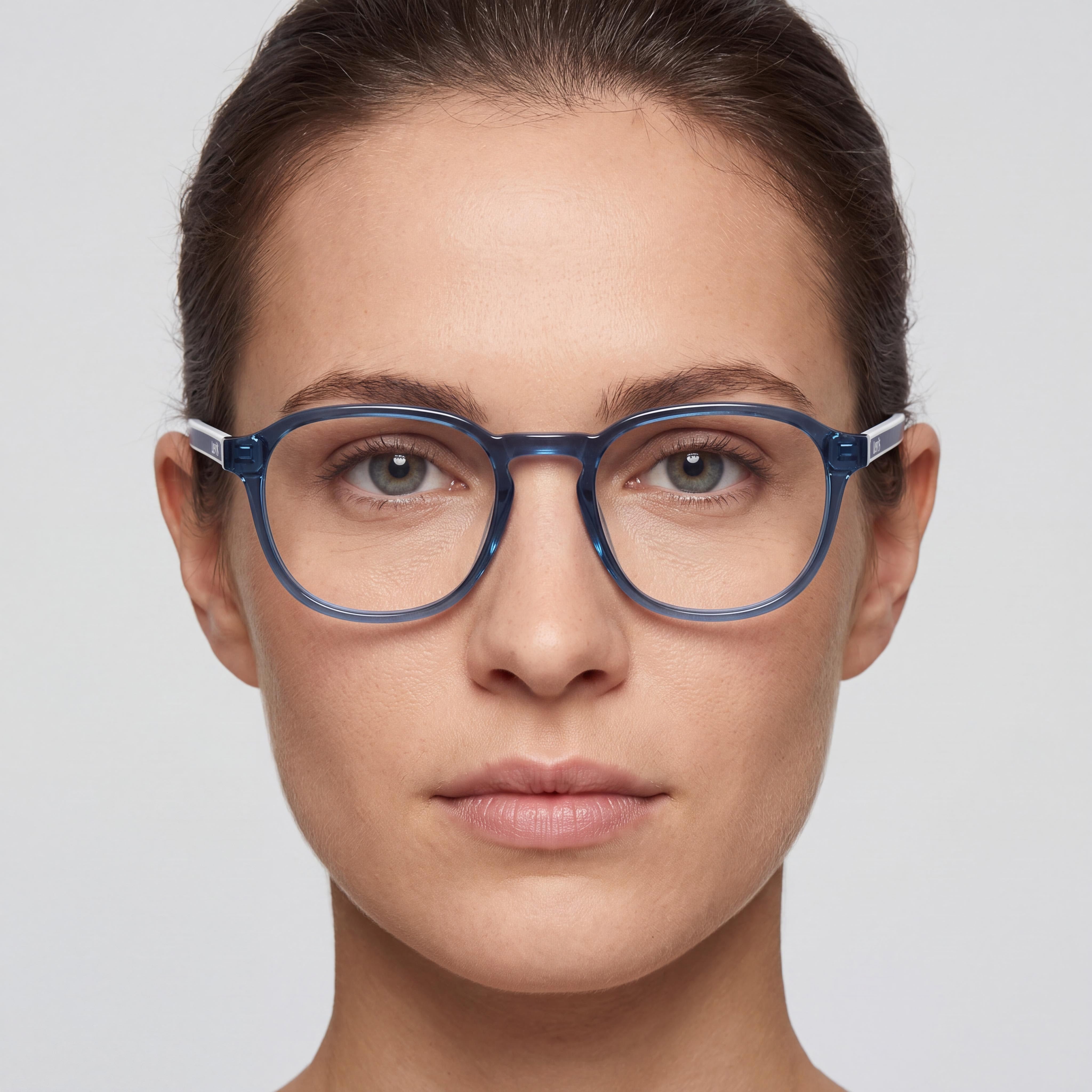 Levi's Lv 1024 Women's Blue Plastic Prescription Eyeglasses Frame 50, Photo 3