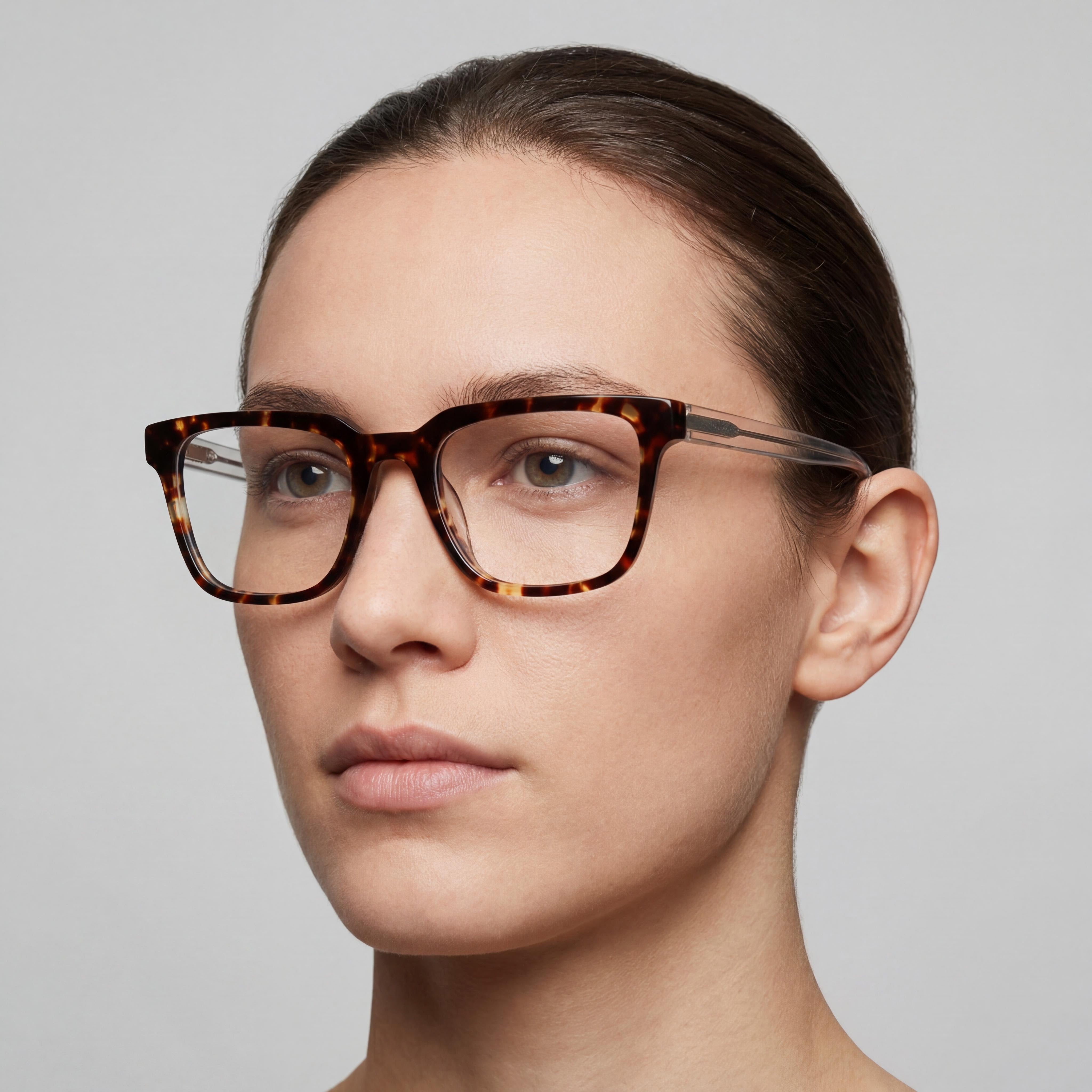 Lucky Brand VLBD420 Unisex Plastic Square Eyeglasses Black, Transparent Grey & Grey-logo 52-19, Photo 4