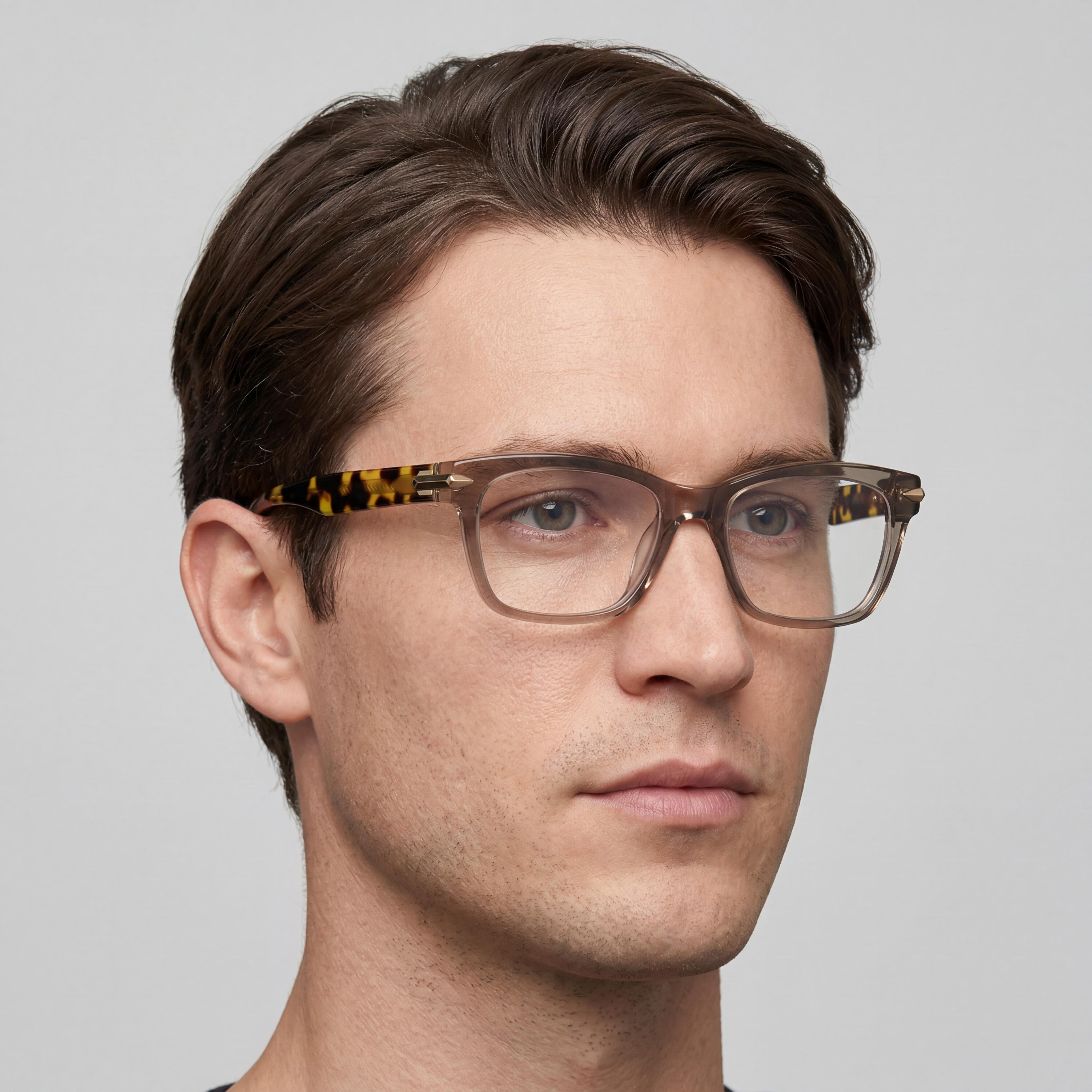 Rag & Bone Unisex Model Rnb3004 Plastic Grey Havana Frame Polycarbonate Lens Eyewear 52mm, Photo 4