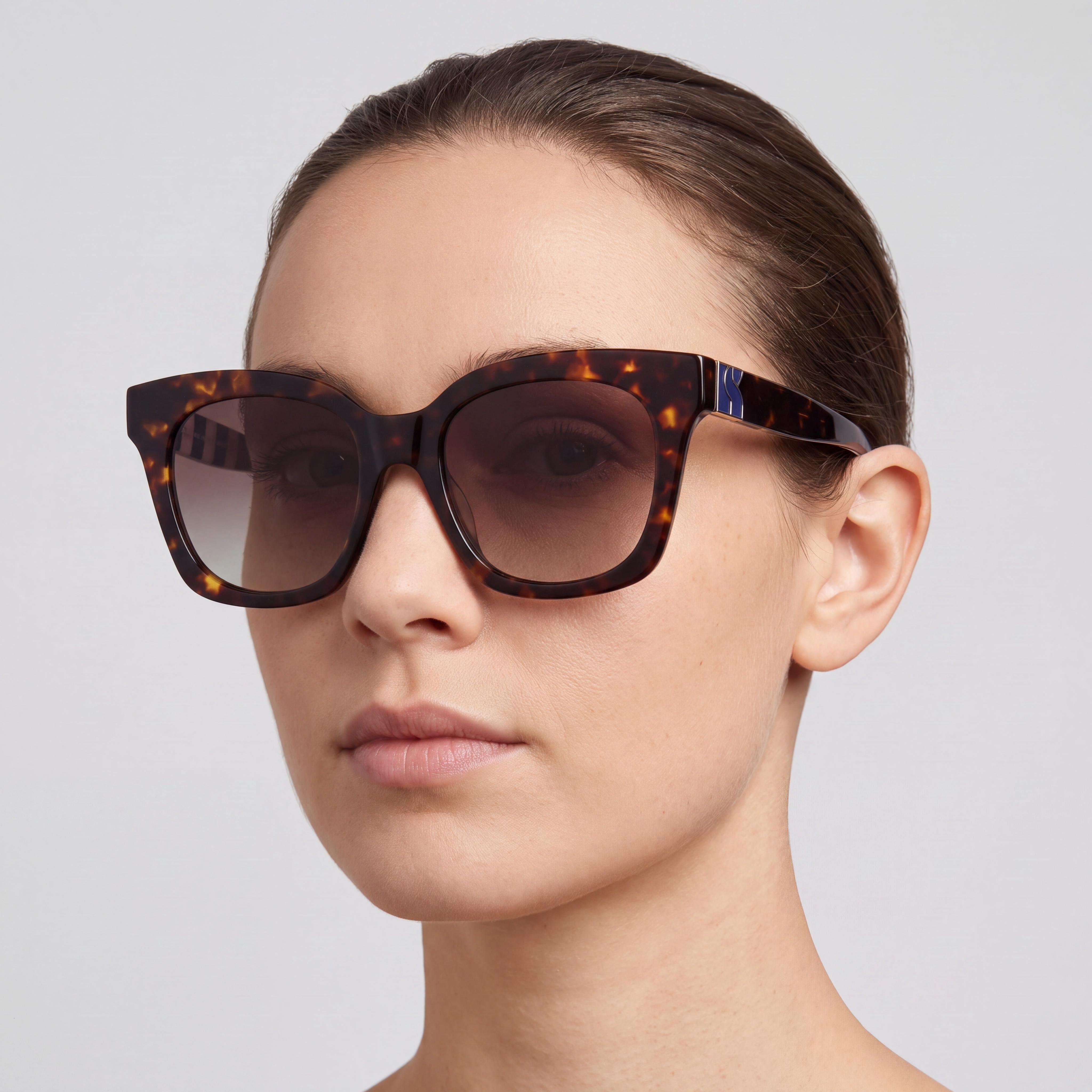 kate spade new york Casual Women's Dark Havana Acetate Polarized Sunglasses 53mm, Photo 5