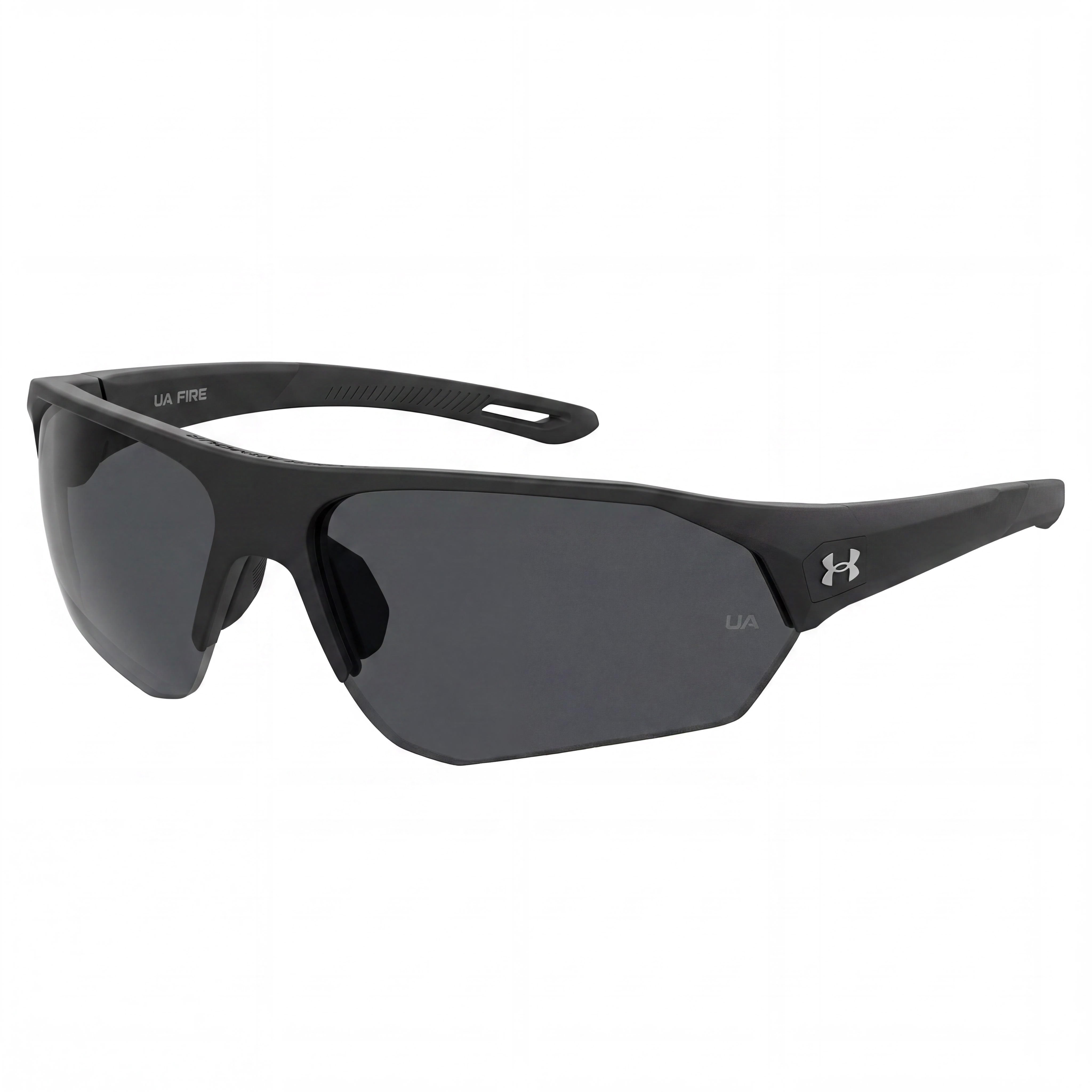 Under Armour Ua 0001/G/S Unisex Matt Black Polyamide Rectangular UV Protection Sunglasses 72mm, Photo 1