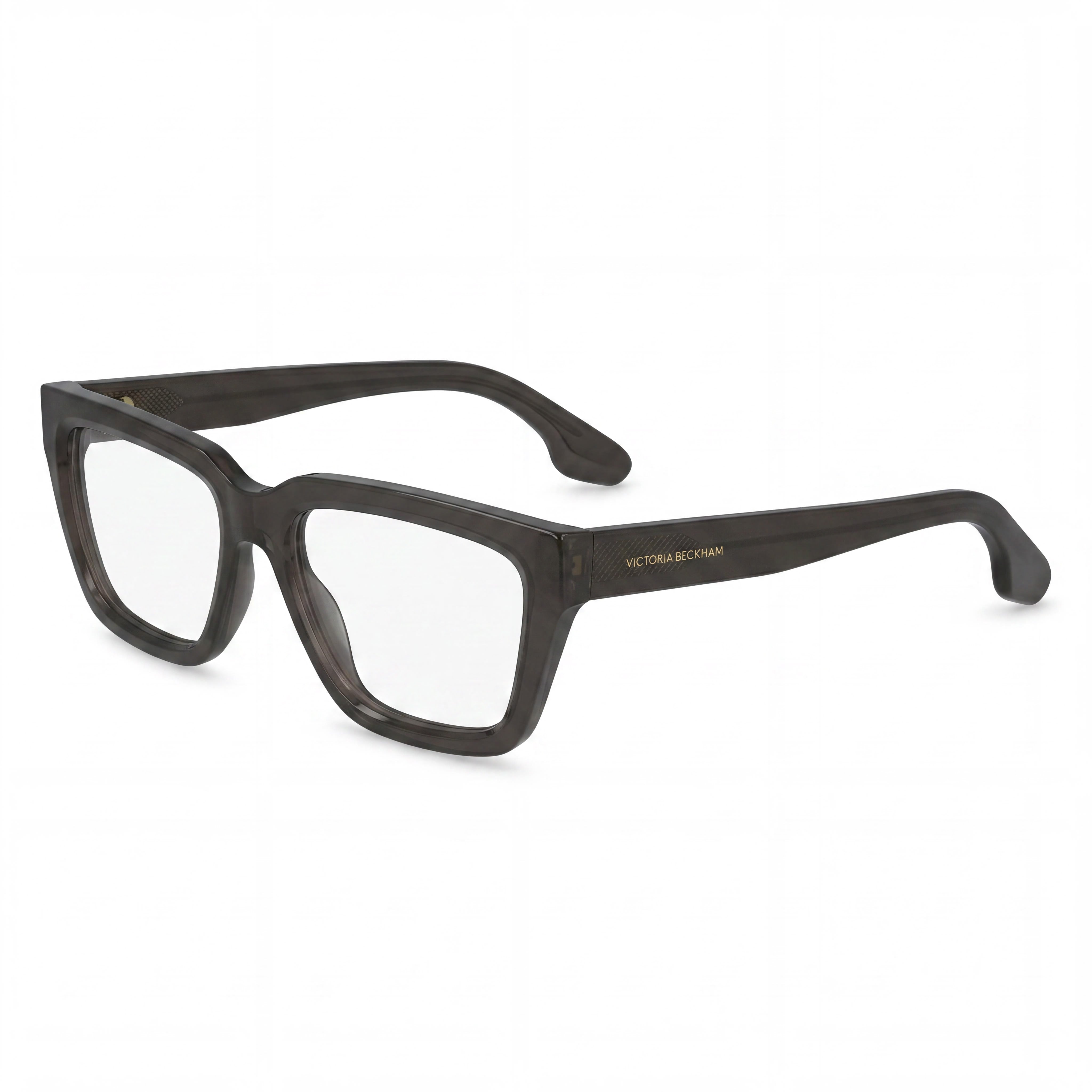 Victoria Beckham Women's Modern Style Grey Acetate Frame Sunglasses with Grey Polycarbonate Lenses, Size 53mm, Photo 1