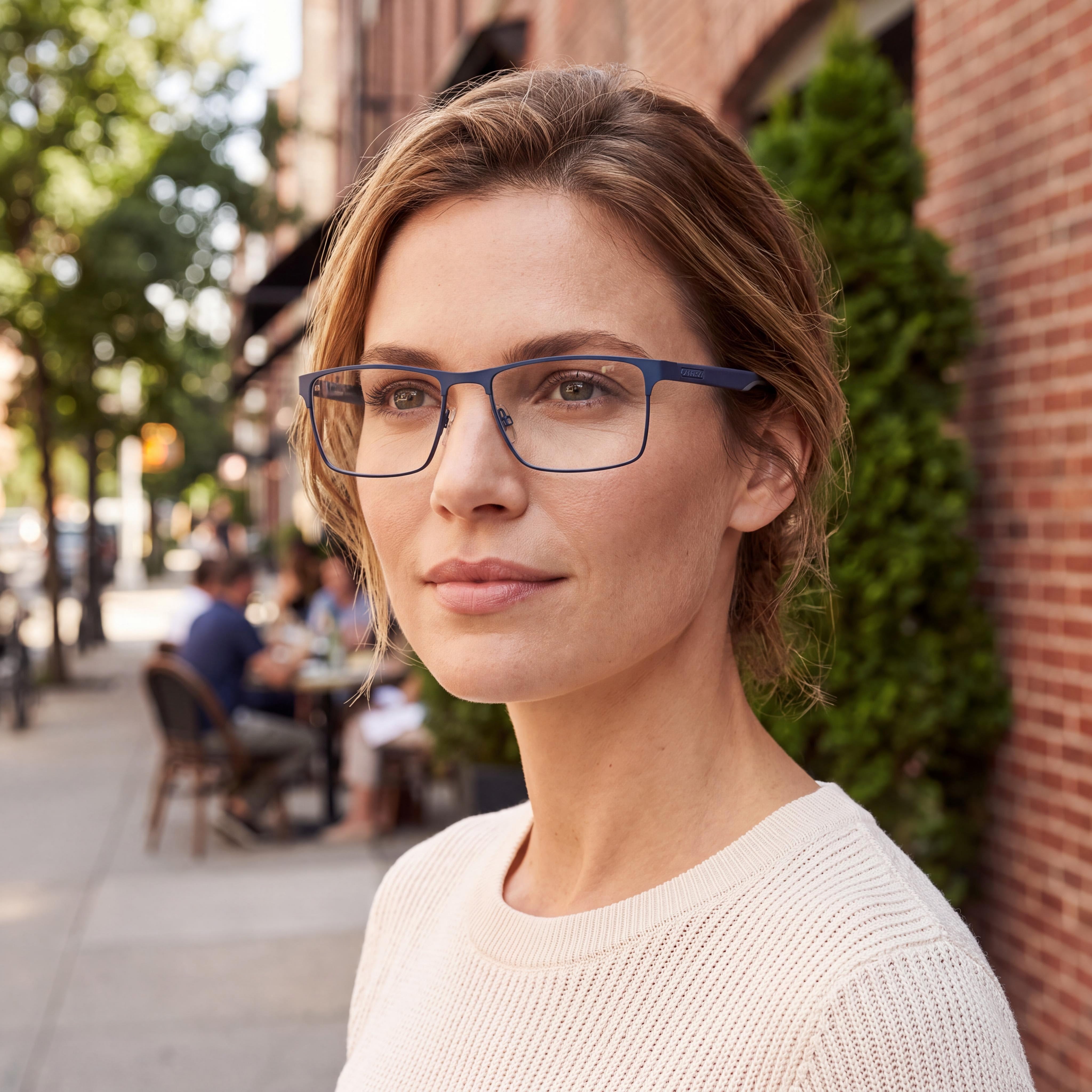 Carrera 8863 Unisex Eyeglasses with Blue Stainless Steel Frame, Lens Width 45mm, Bridge Width 145mm, Temple Length 145mm, Photo 3