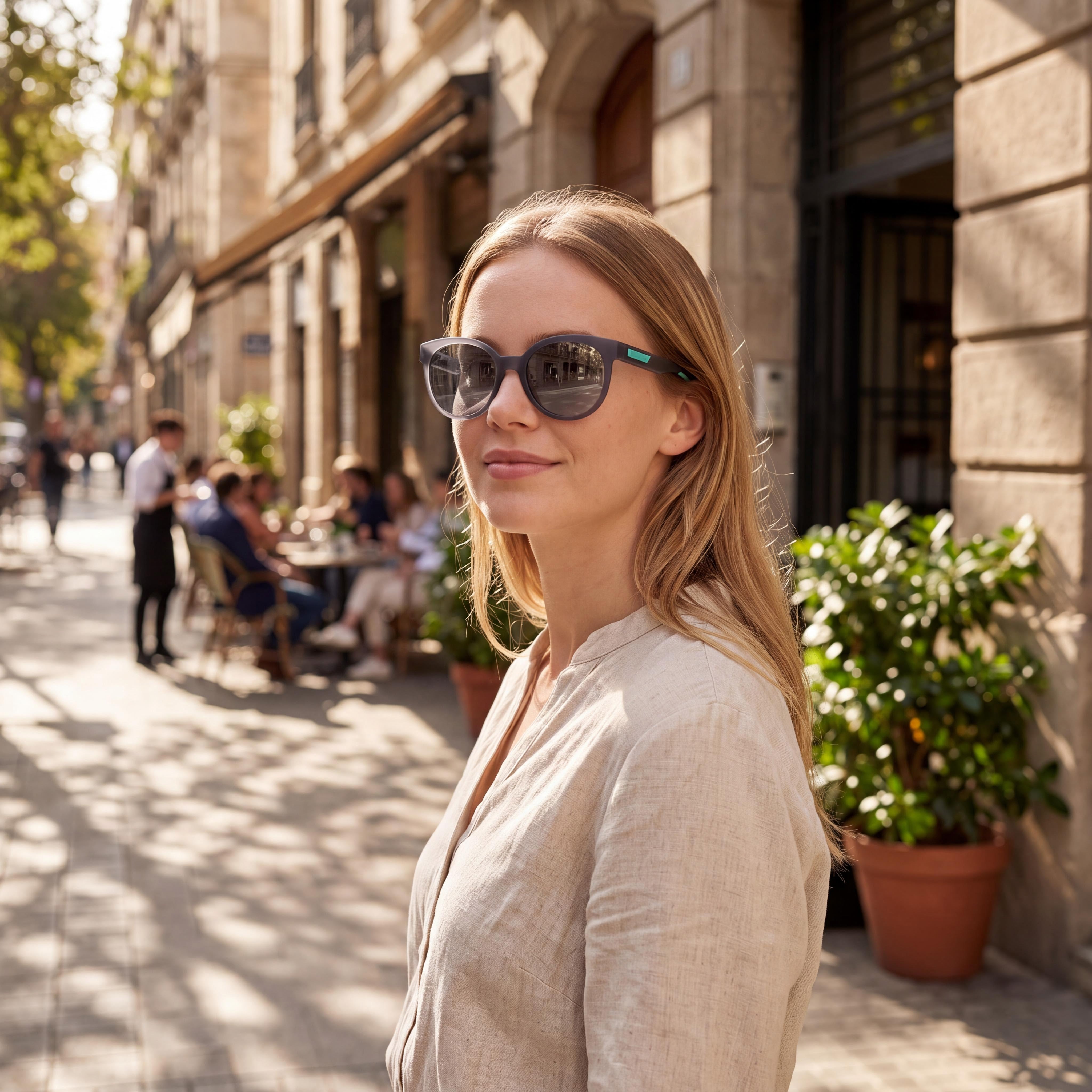 Gafas de sol adidas Originals estilo casual para mujer, montura de plástico gris con protección UV 400, 52 mm, Photo 6