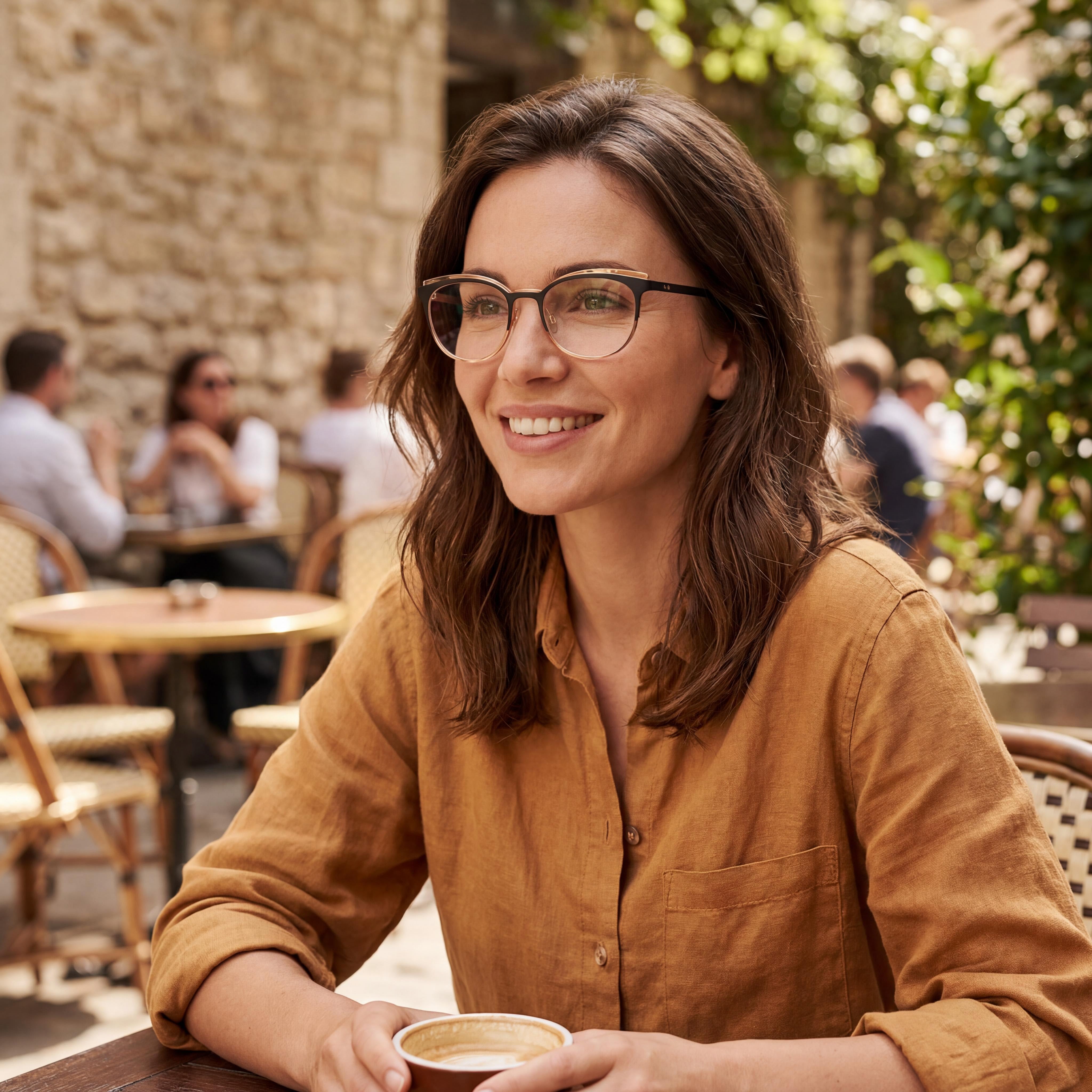 MCALLISTER Mc4541 Unisex Eyewear with Black Acetate Frame and Clear Non- Lenses 49-18-140, Photo 4