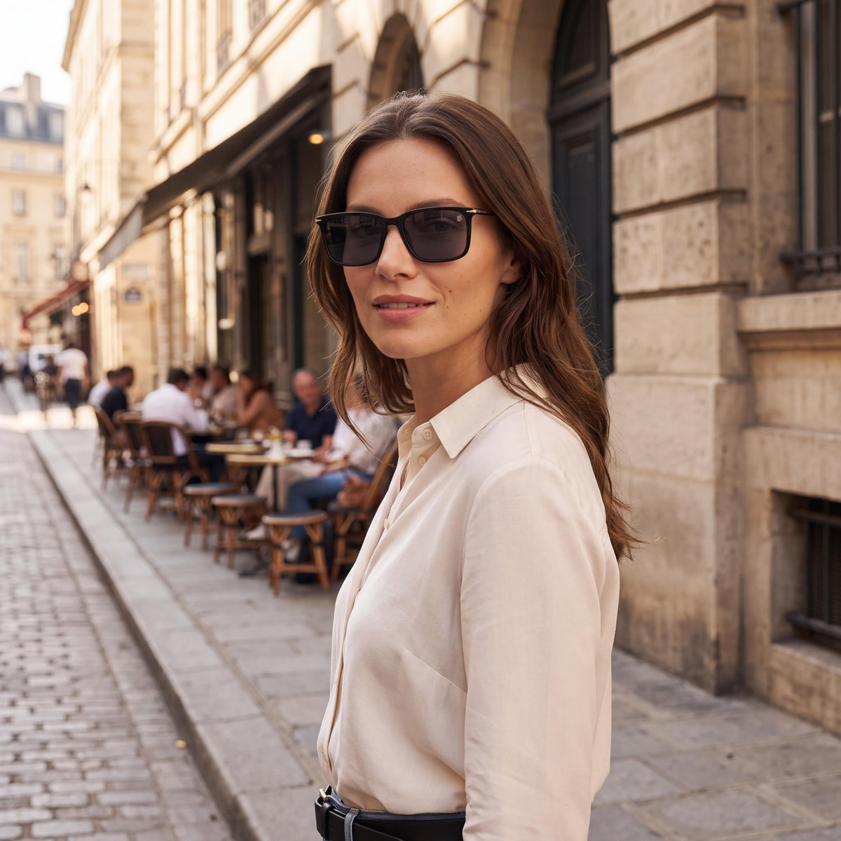 David Beckham Db 1163/F/S Women's Sunglasses with Black Acetate Frame and Black Lenses 58mm, Photo 6