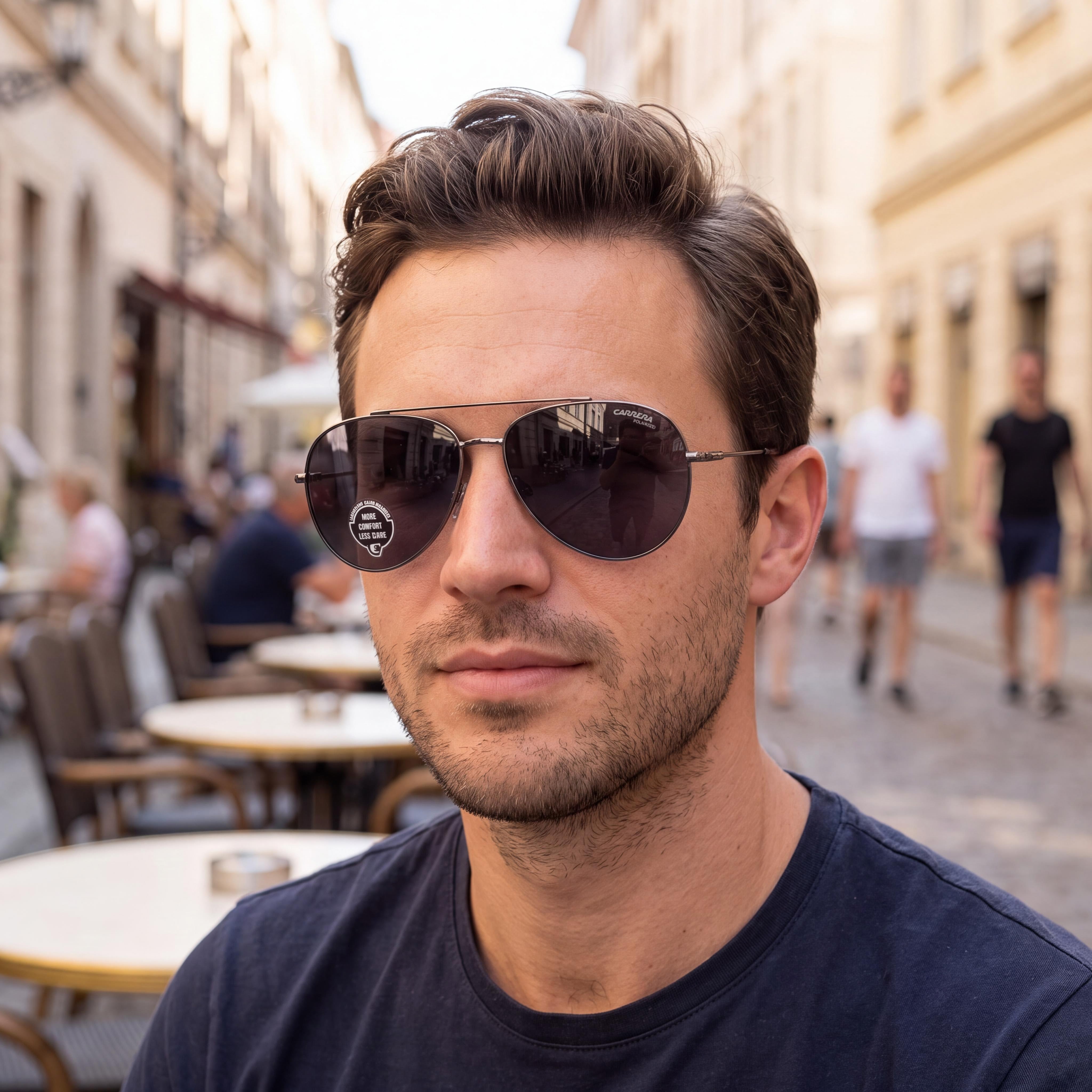 Carrera Carrera 183/F/S Hombre Metal Rutenio Oscuro Negro Policarbonato Protección UV 62mm, Photo 6