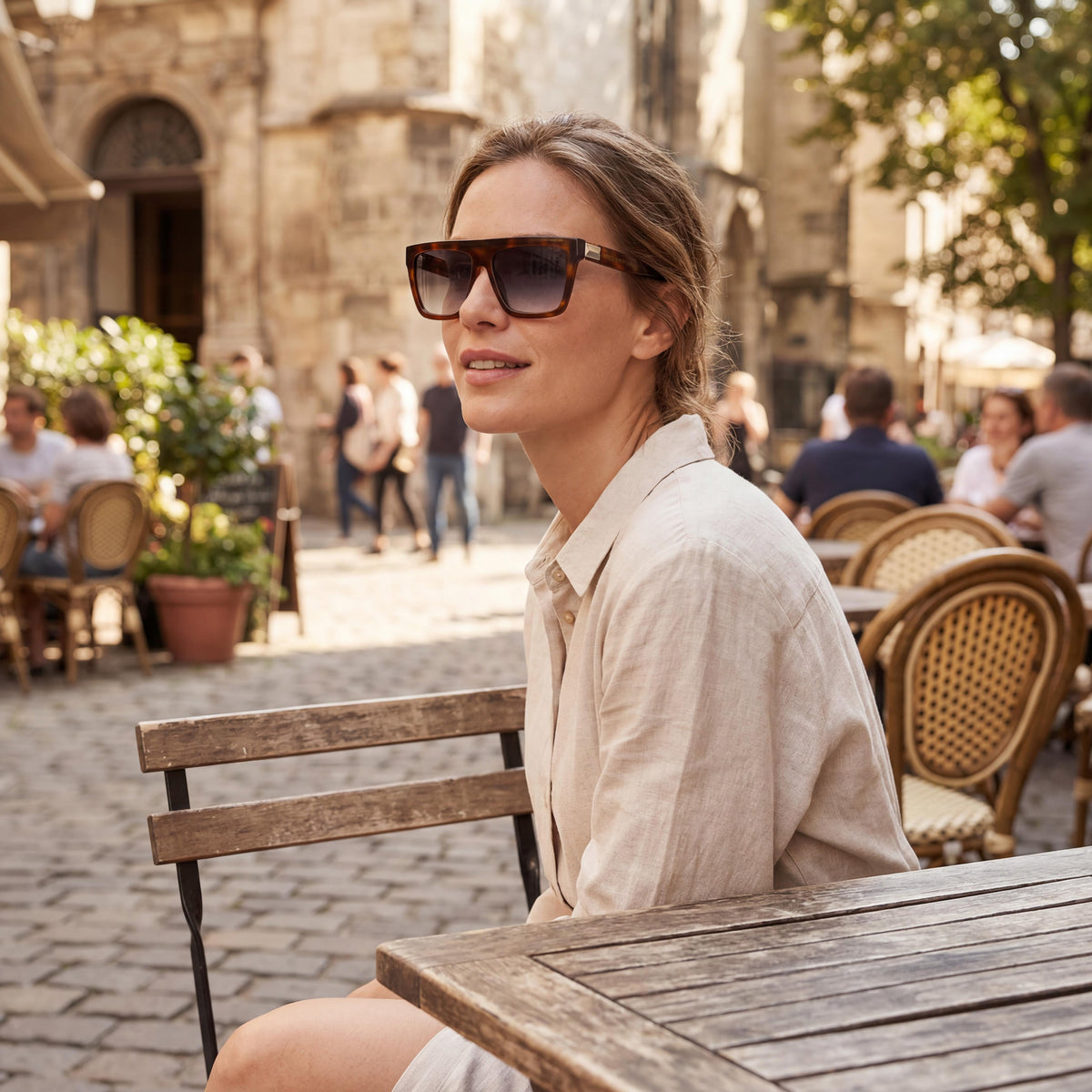 Hugo Boss BOSS1153/S Women's Havana Plastic Frame Gradient Dark Grey Lenses UV Protection Sunglasses 57mm, Photo 4