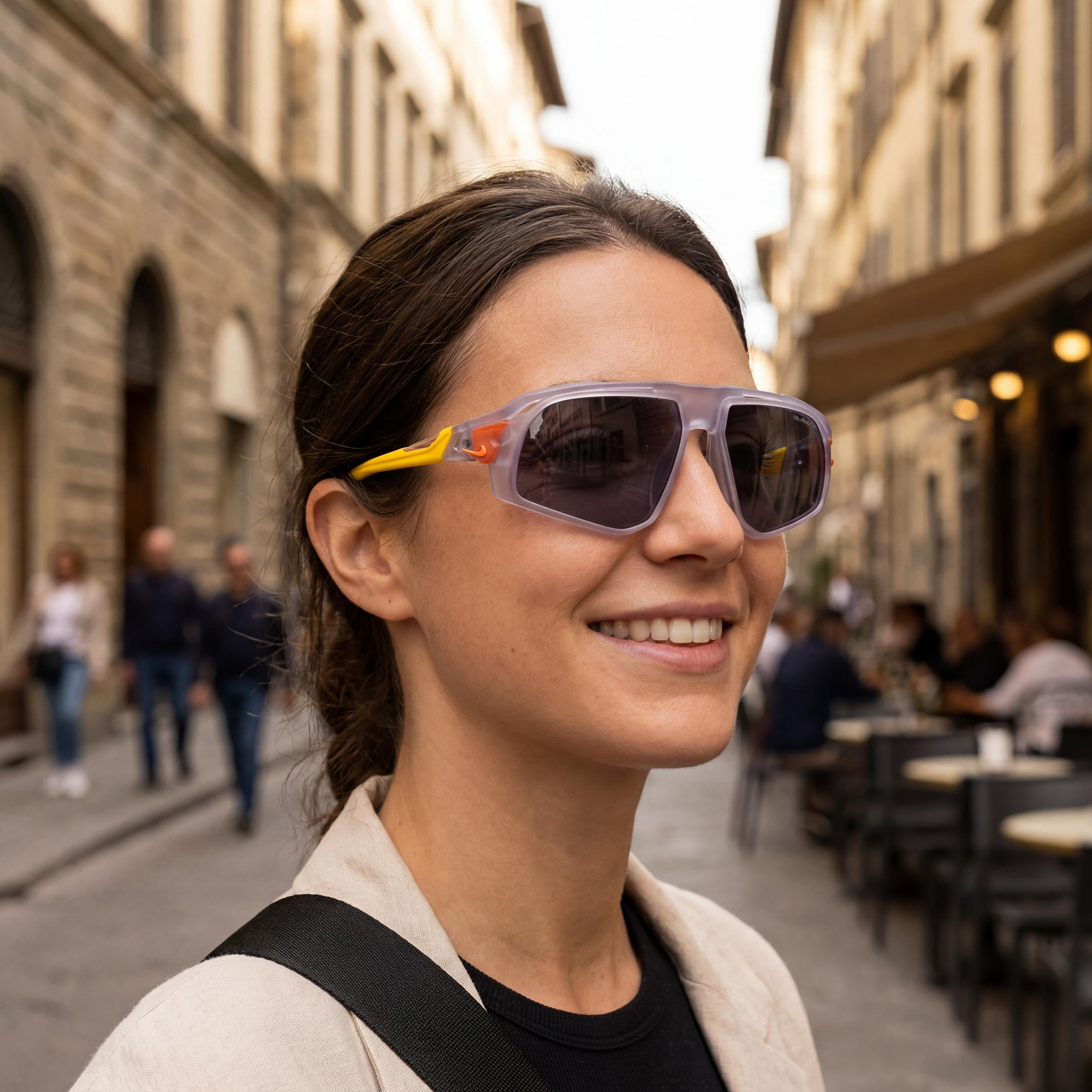 Nike Flyfree Fv2387 Women's Titanium Matte Wolf Grey Frame UV 400 Protection Eyewear 59-14-135, Photo 5