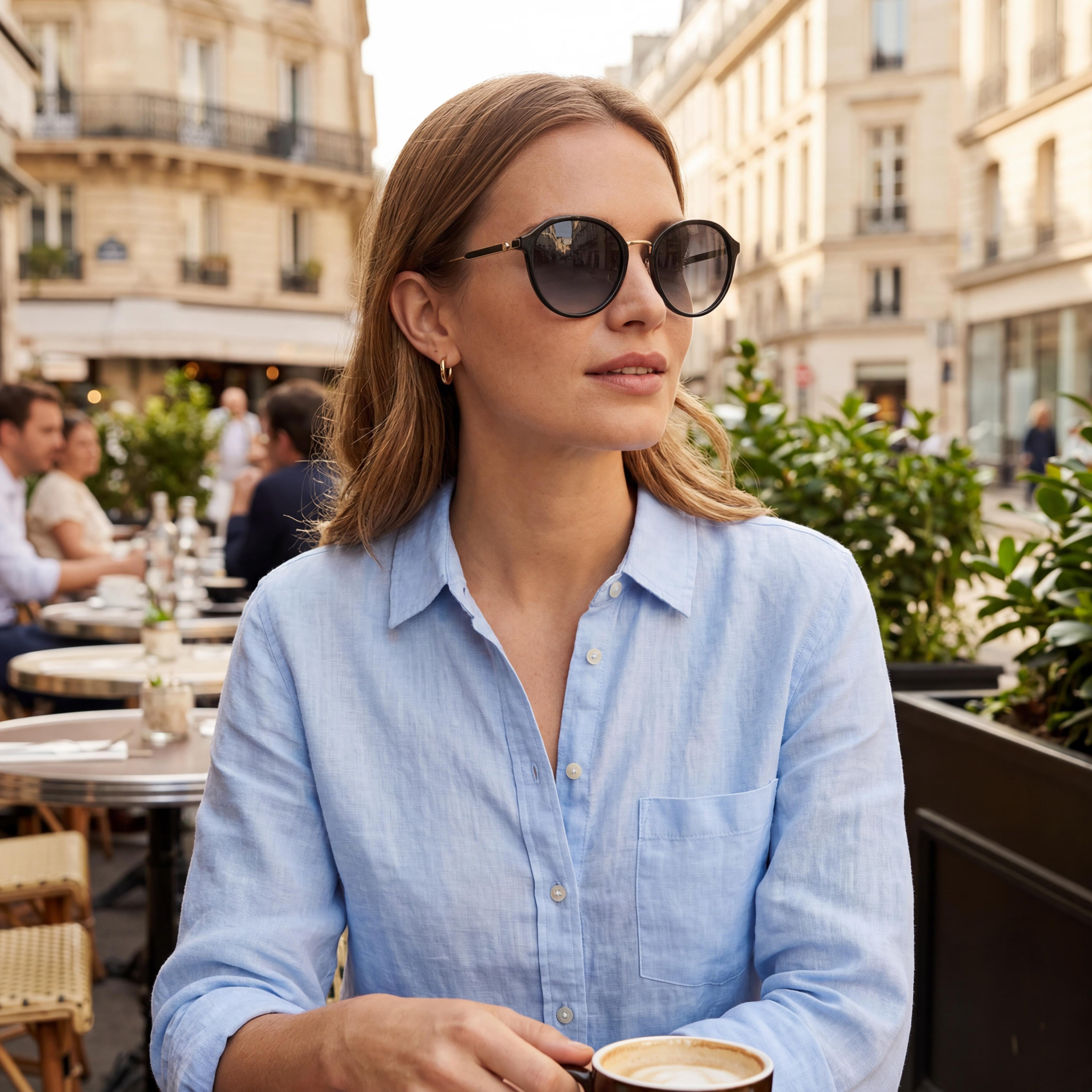 Kate Spade New York 0807 9O Black Sunglasses for Women, 53mm, Photo 4