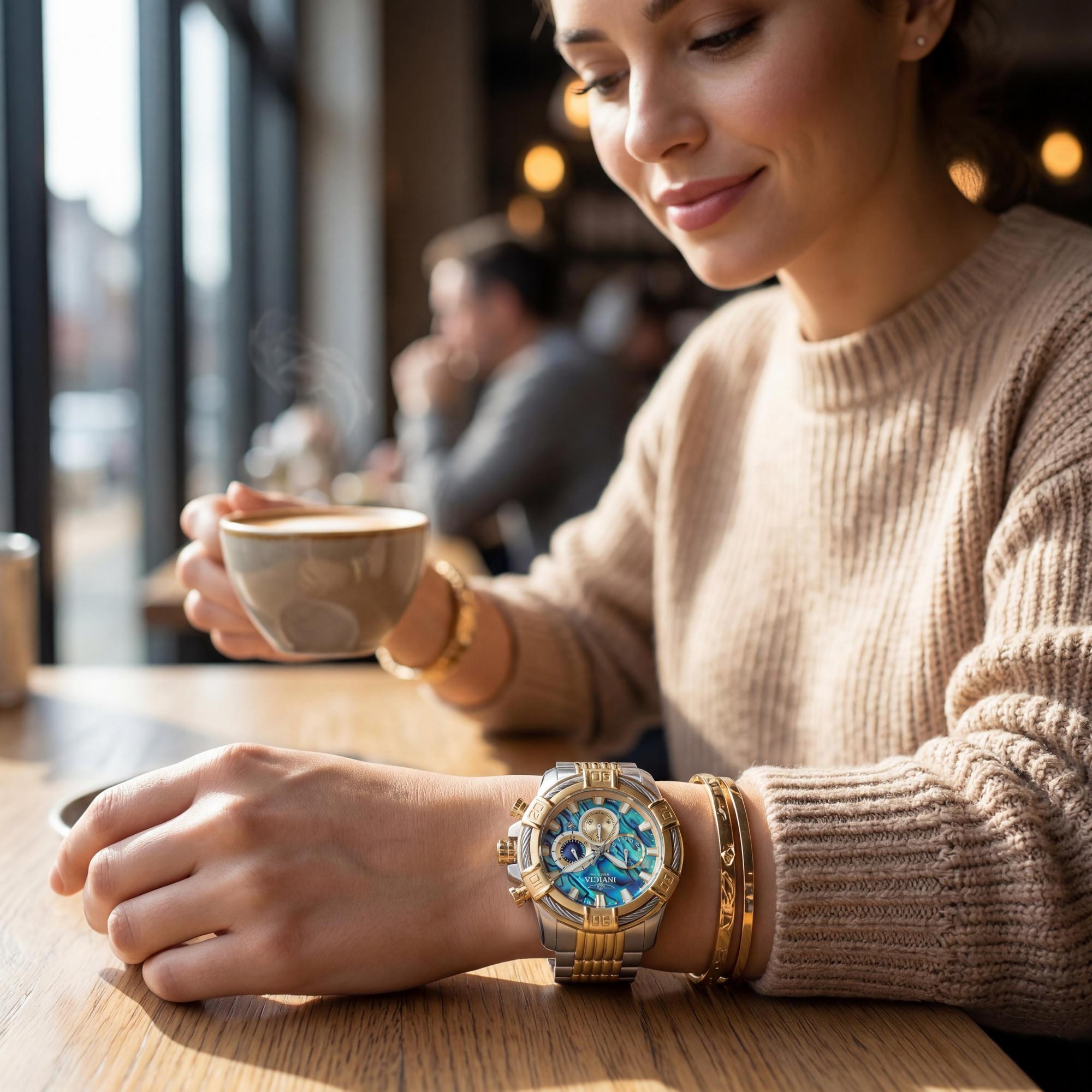 Reloj Invicta Bolt 49898 de 51 mm unisex con pulsera de acero inoxidable plateada, esfera multicolor, resistente al agua hasta 10 ATM, Photo 4