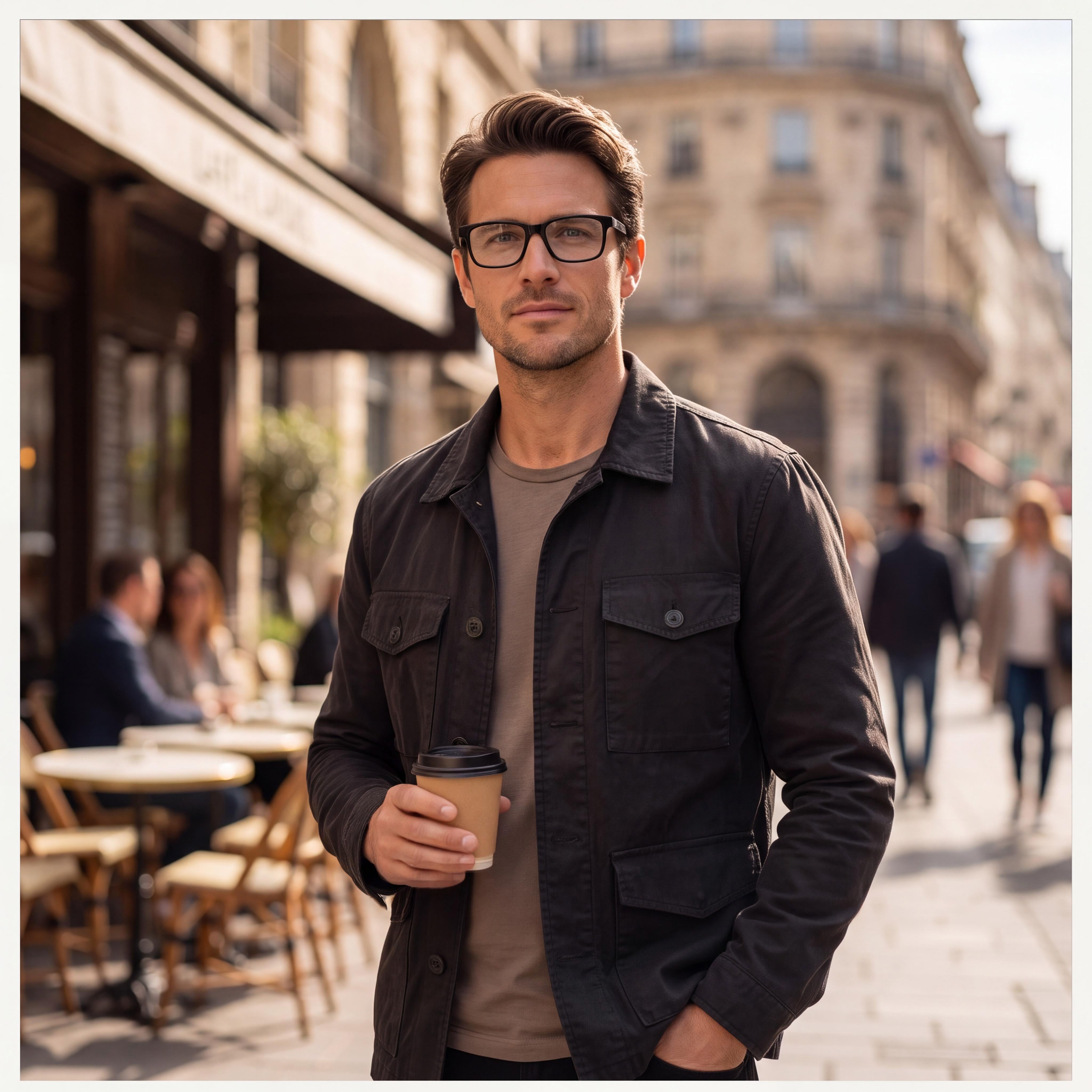 Yves Saint Laurent Saint Laurent Sl 319 001 Men's Black Transparent Acetate Non Eyeglasses 56mm, Photo 6