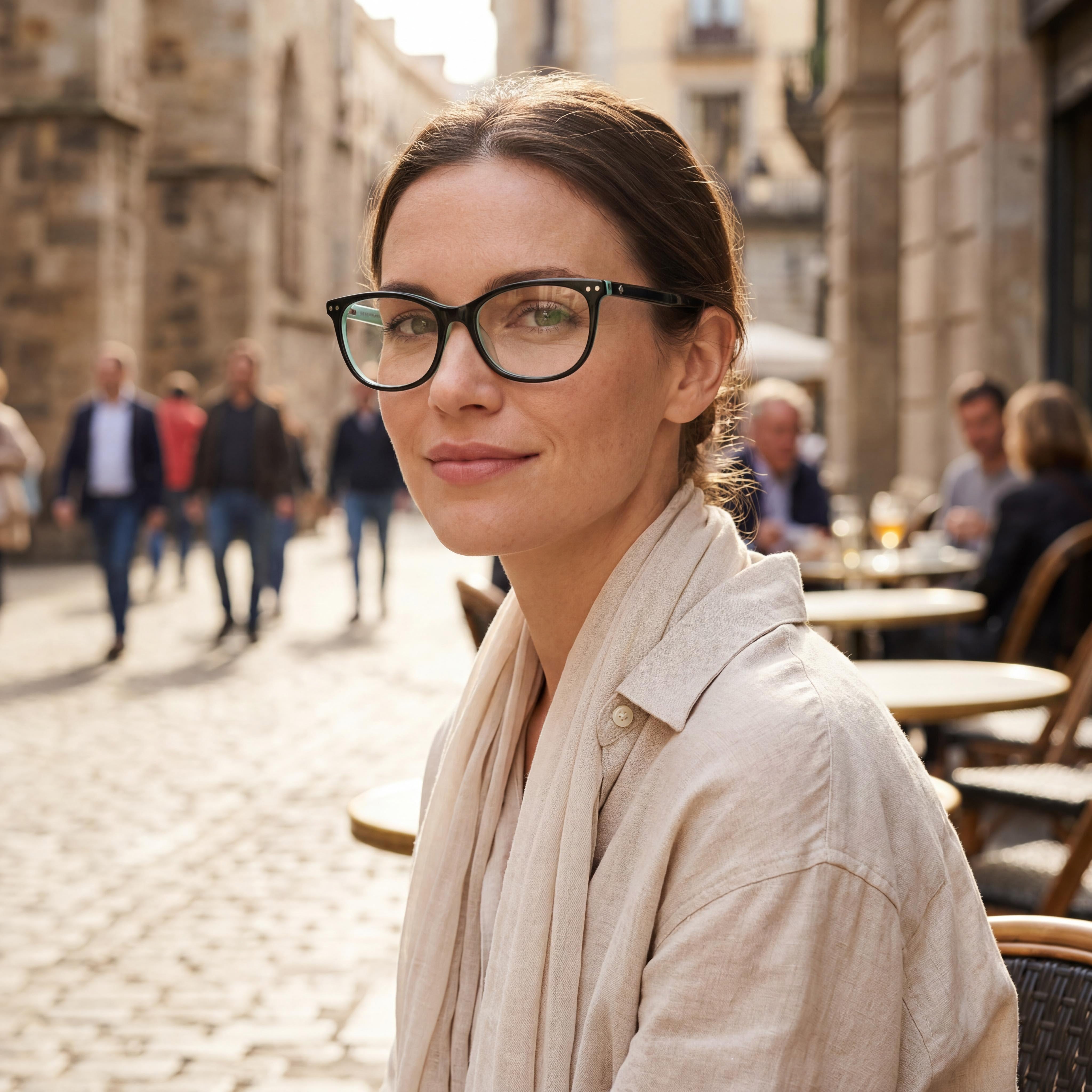kate spade new york 103987 Raelynn Women's Eyewear featuring Black Acetate Frame and Black Lenses, Size 53mm, Photo 4