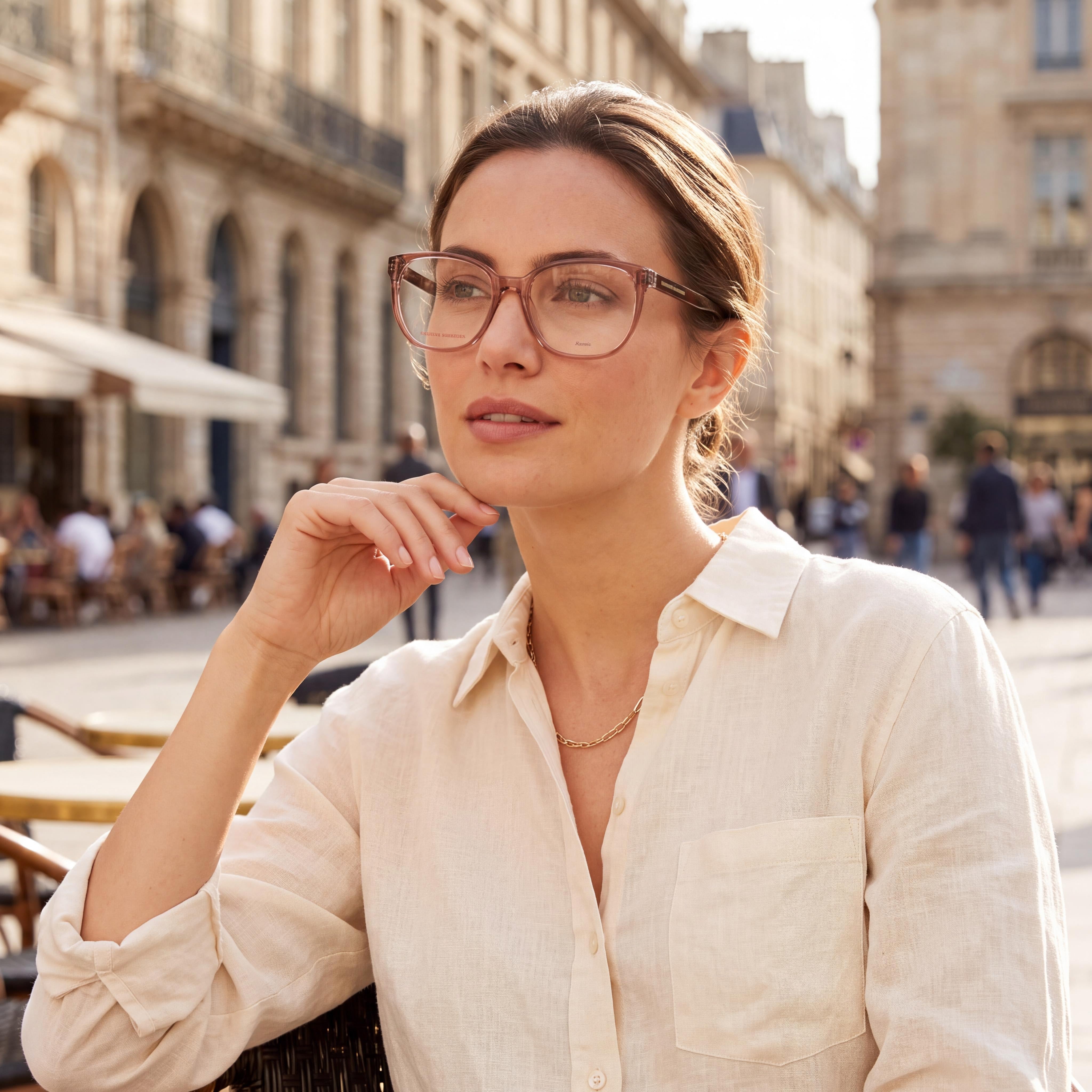 Carolina Herrera Her 0214 Women's Brown Grey Acetate Casual Eyewear 52mm, Photo 5