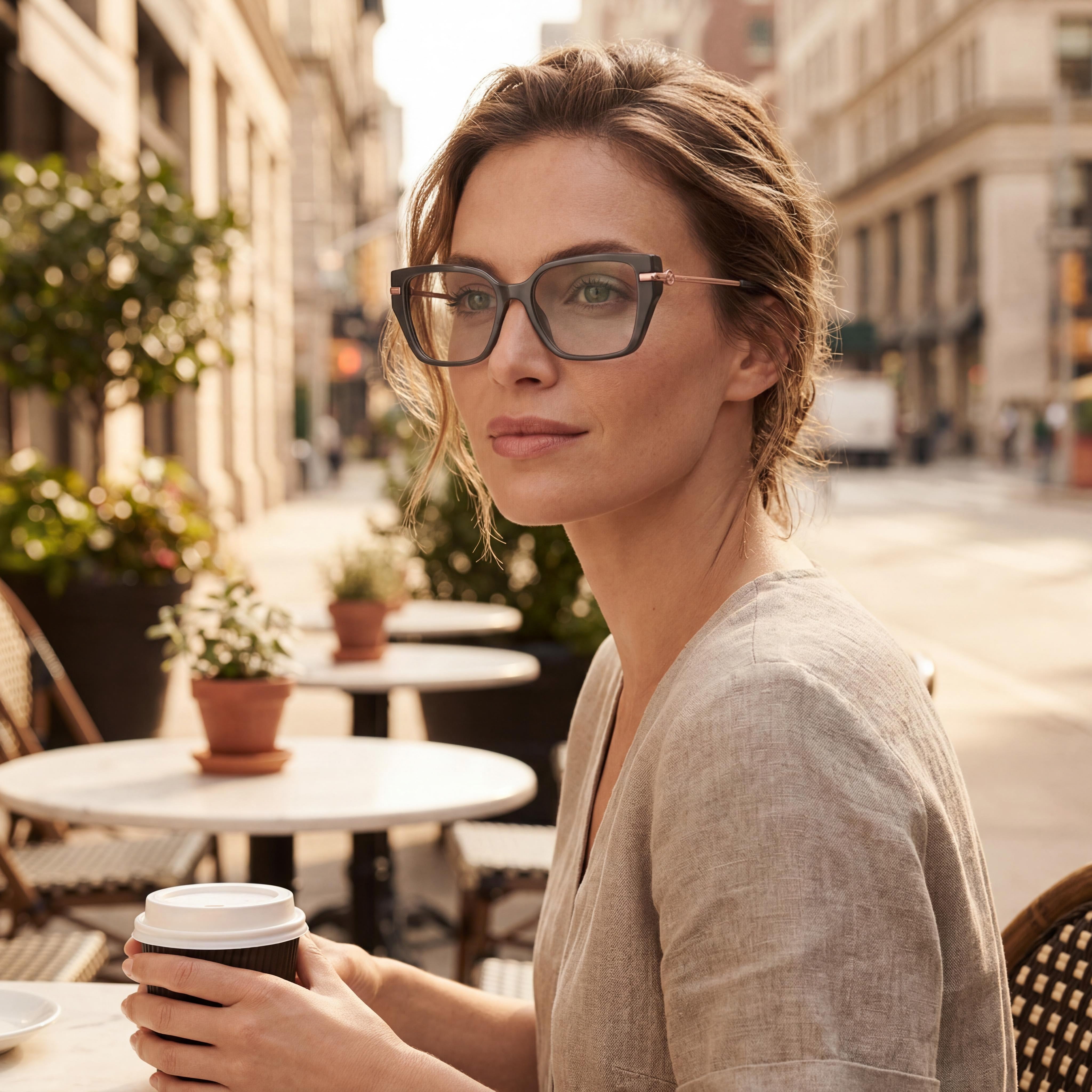 Michael Kors Women's Mk4134u Crete Universal Fit Plastic Prescription Eyeglasses Ash 54mm, Photo 4
