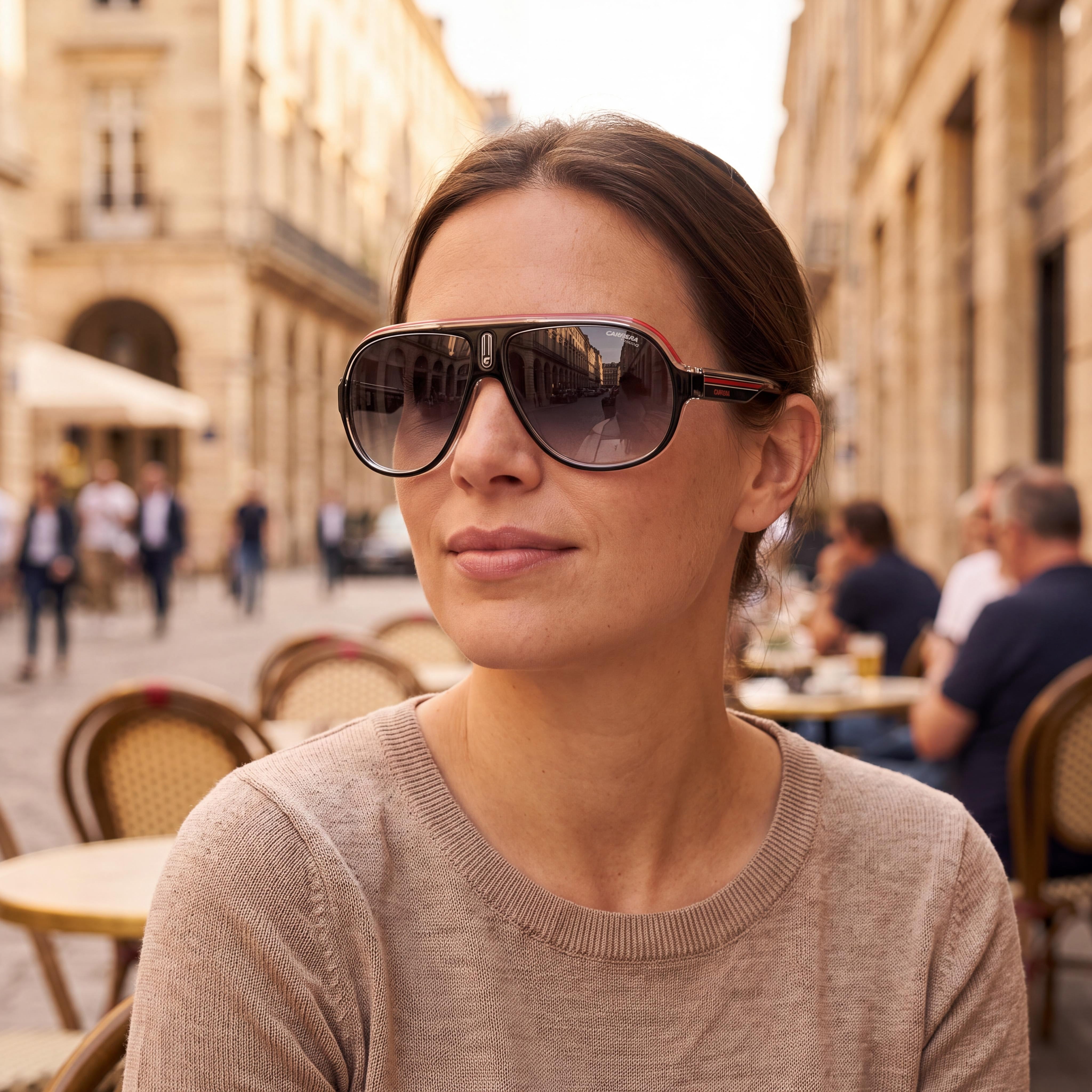 Carrera Speedway/n Men's Black Frame Dark Grey Gradient Non-Polarized UV Protected Sunglasses 63mm, Photo 4