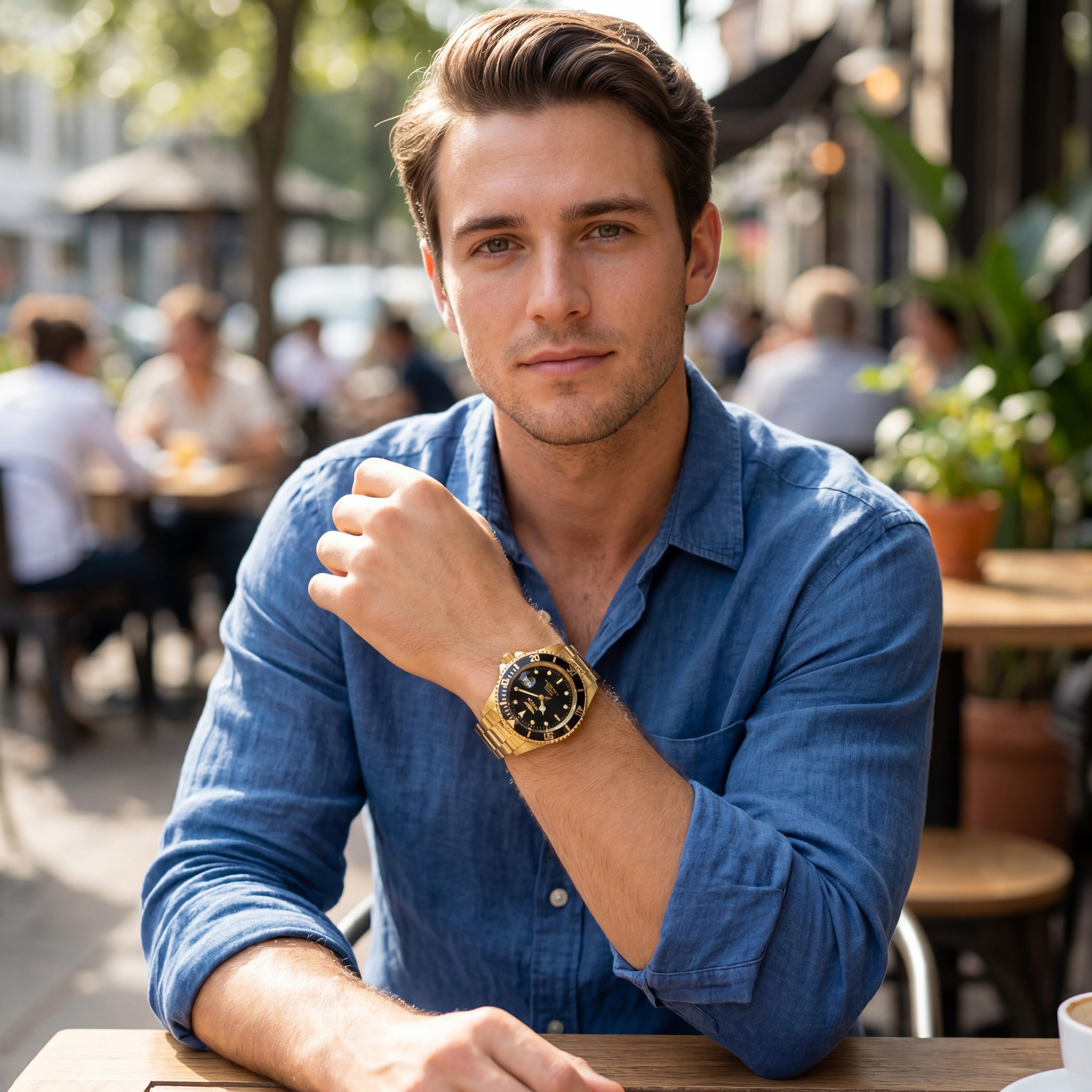 Invicta Pro Diver 8929OBXL Reloj automático para hombre, con pulsera de acero inoxidable dorada y negra, y esfera negra de 43 mm, Photo 5