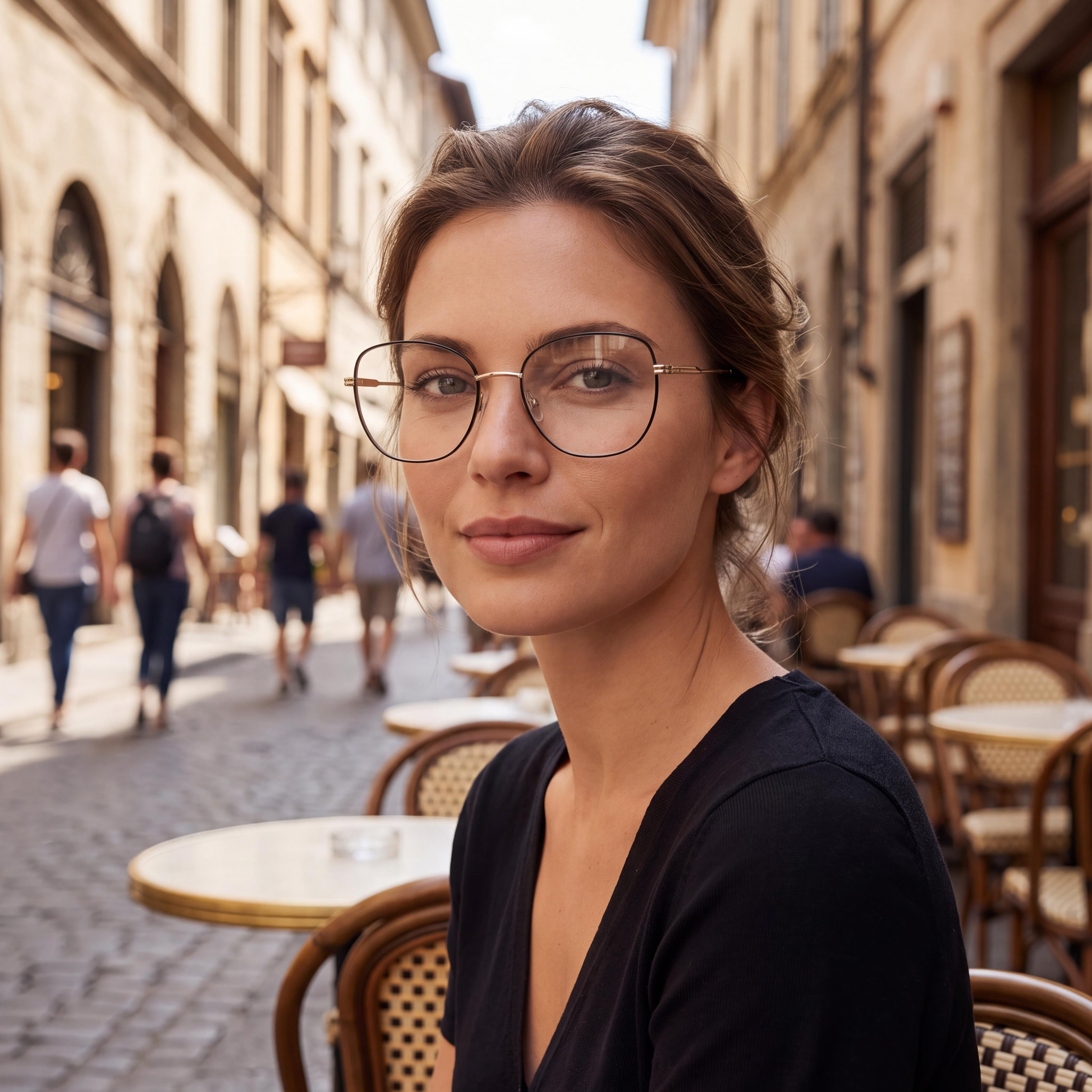 DKNY Dk1034 Unisex Polarized Sunglasses with Black Gold Frame, Black Gold Lenses, Metal Frame Material, 51mm Lens Width, Photo 5