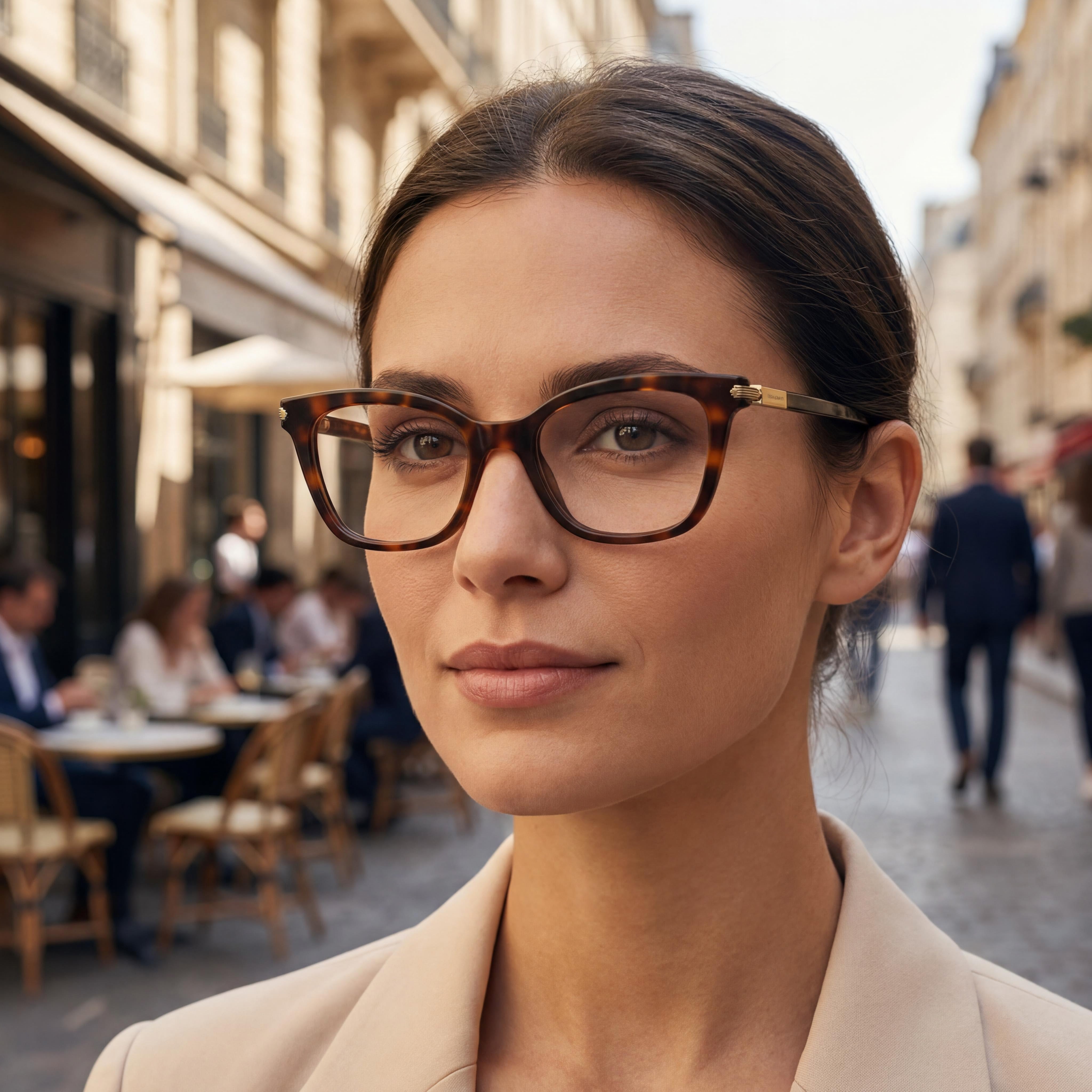Gafas Ferragamo unisex con montura de acetato inyectado color carey polarizadas y lentes multicolor de 51 mm, Photo 6