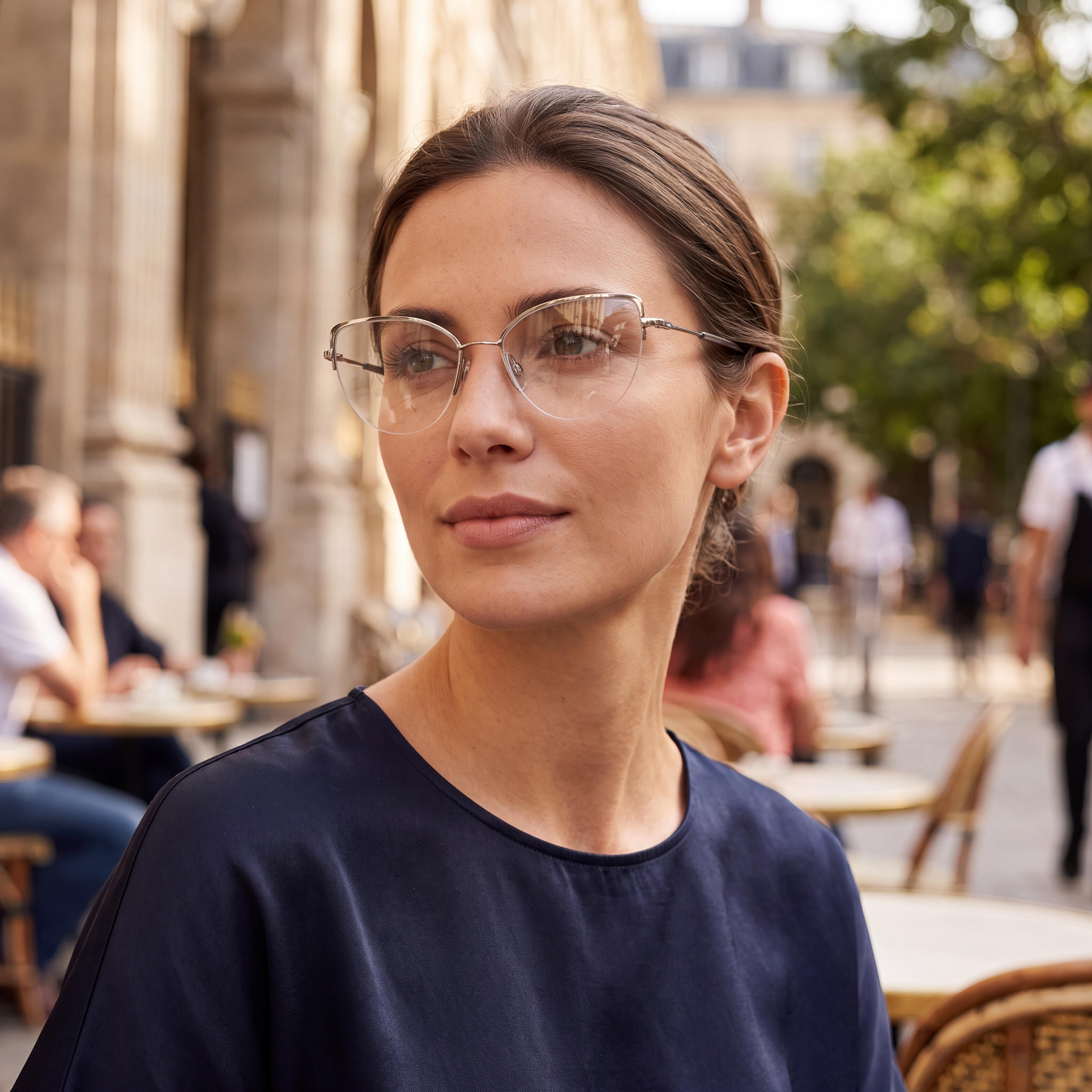 rag & bone Modern Women’s Alloy Steel Light Adaptive Non Eyeglasses, Paladio, 53-16-140, Photo 6