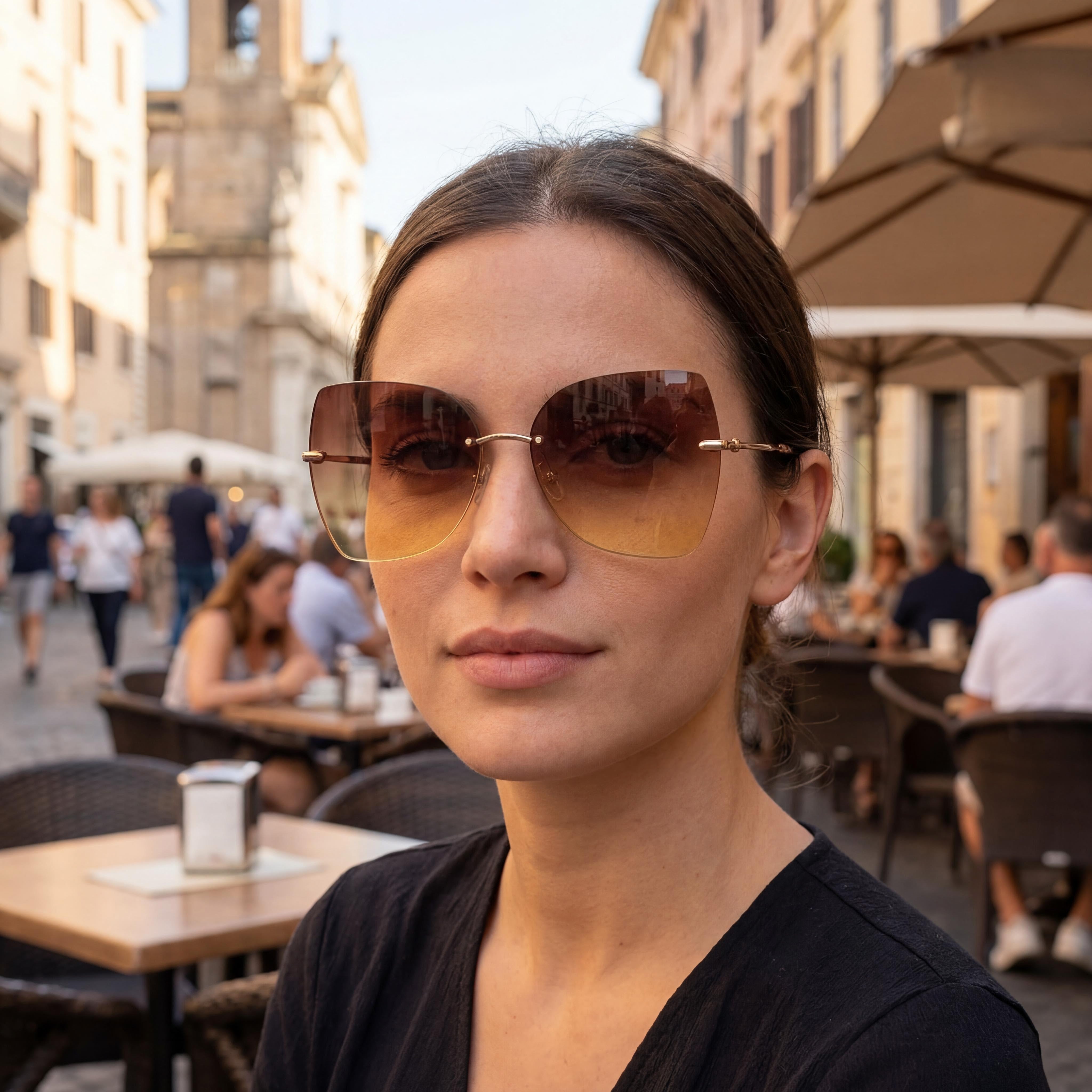 Gafas de sol Missoni MIS 0119/S oro con detalles cobrizos para mujer, 60 mm, Photo 6