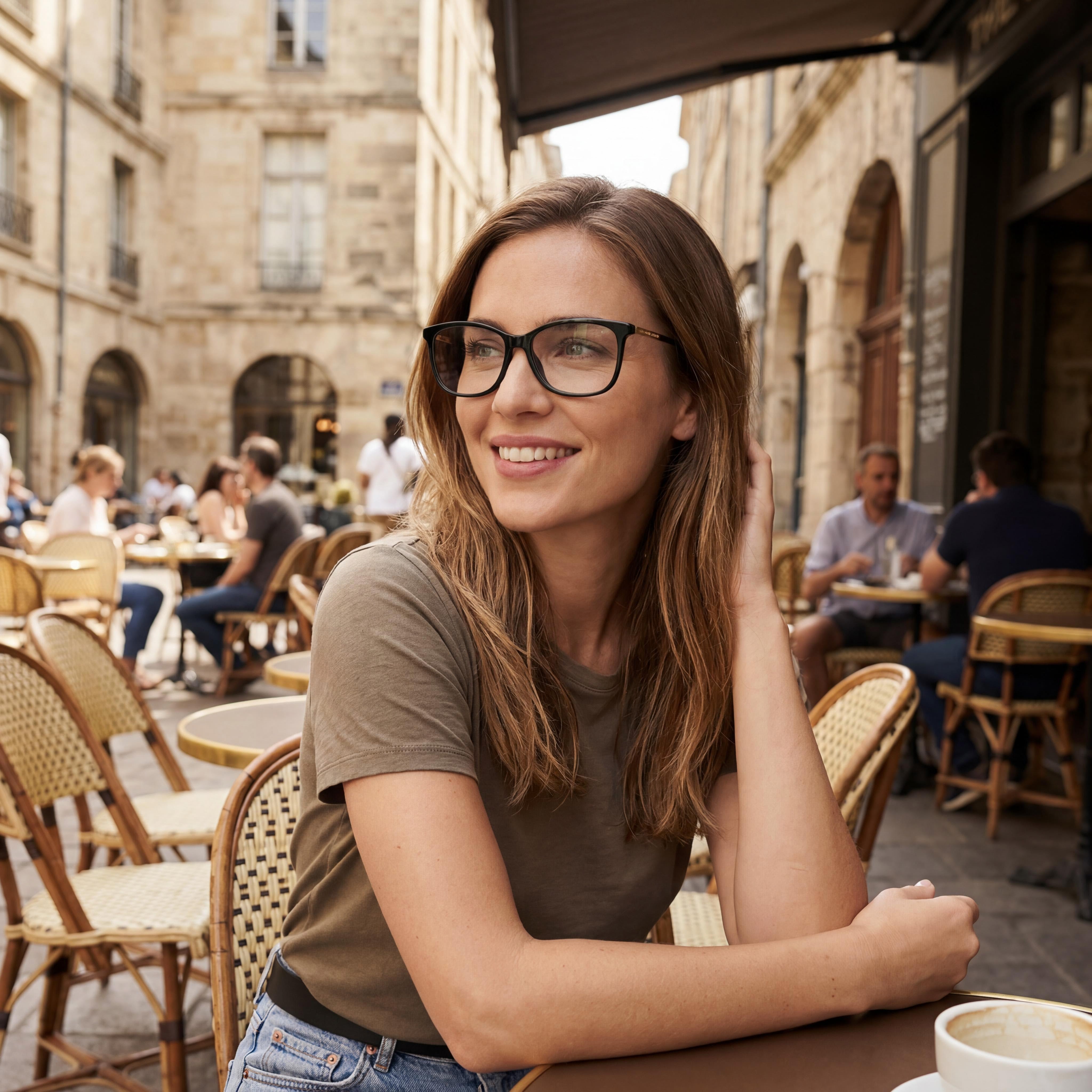 Marc Jacobs Marc 513 Women's Black Gold Plastic Optical Eyeglass Frames with Polycarbonate Lenses 53mm, Photo 6