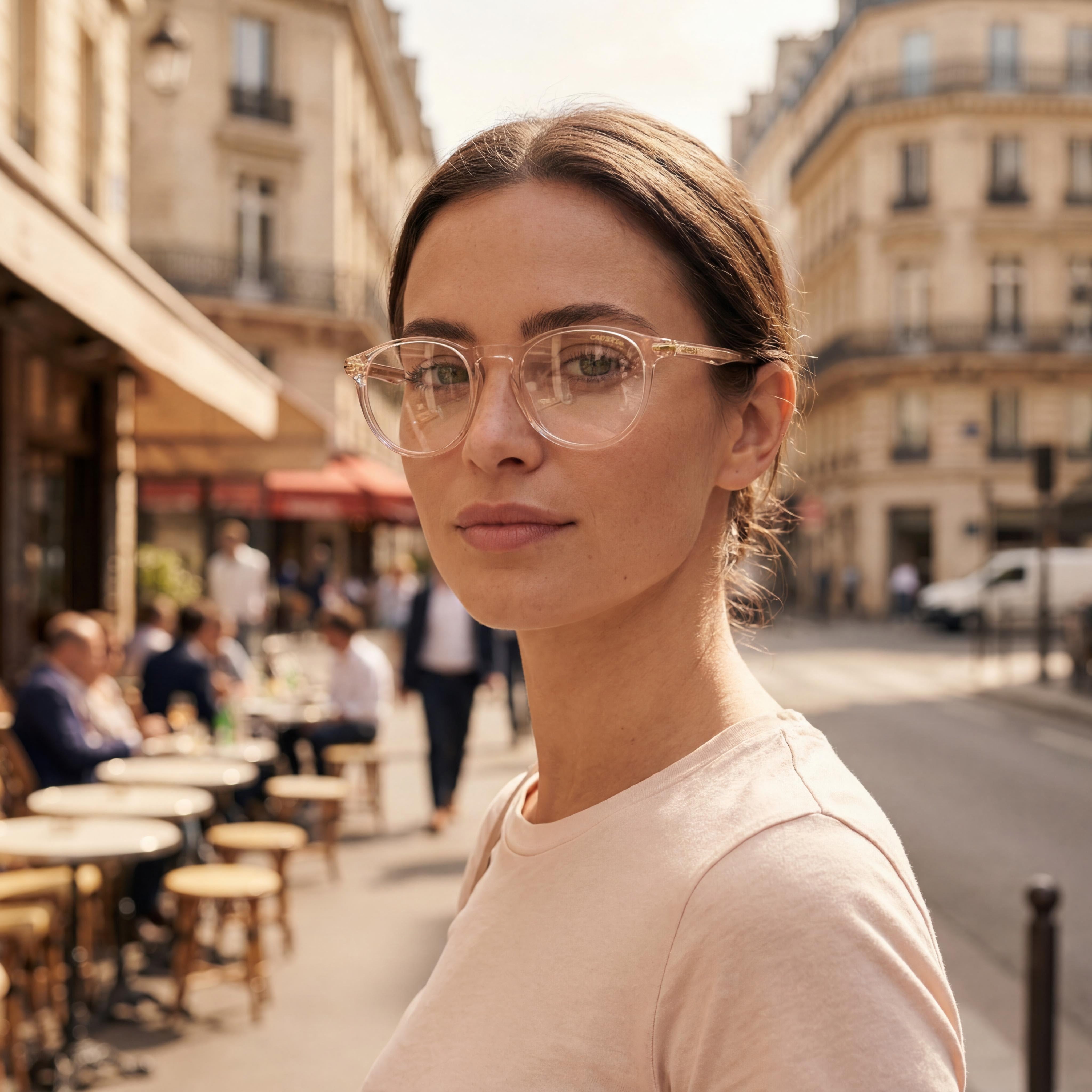 Carrera Modern Unisex Sunglasses: Acetate Brown Frame, Champagne Lenses 49mm, UV 400 Protection, Photo 4