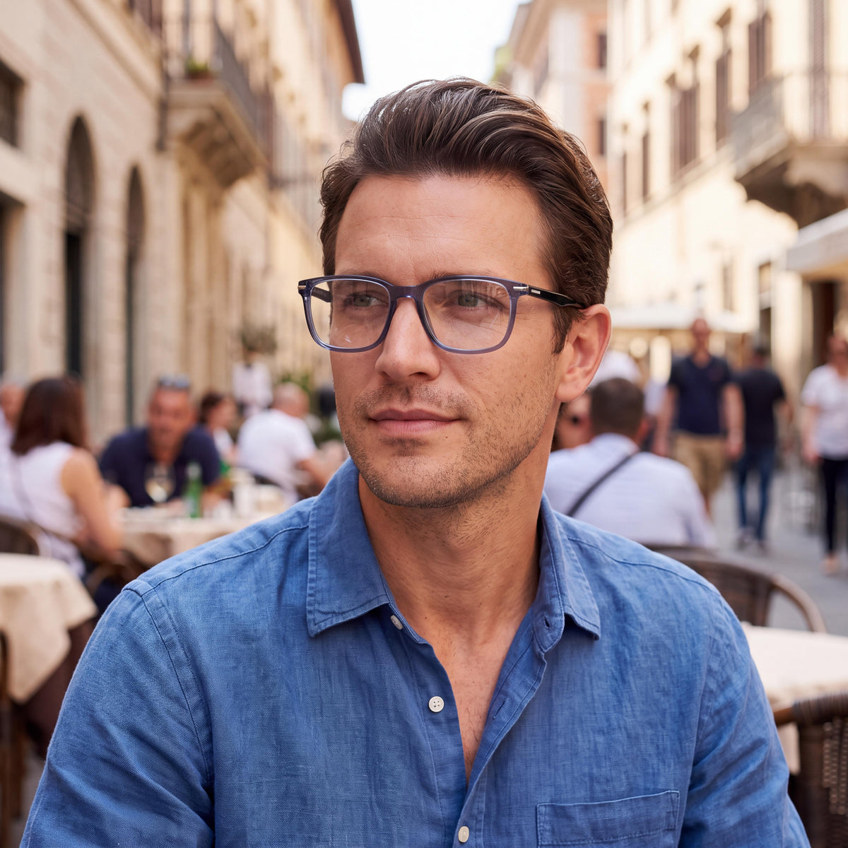 Carrera Carrera 309 Gafas de Acetato Modernas para Hombre Azul 57mm, Photo 3