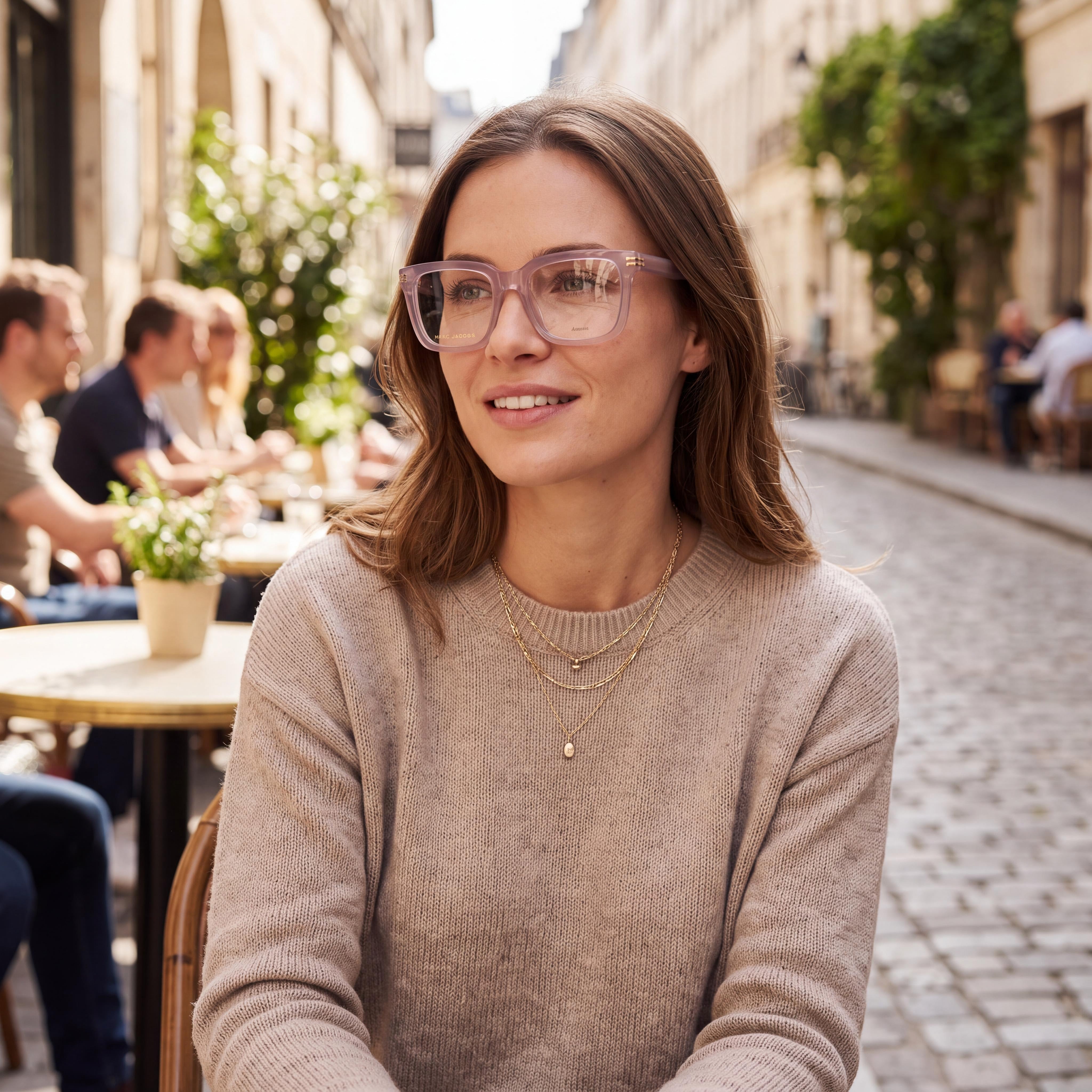 Marc Jacobs Mj 1076 Casual Women's Acetate Non Optical Eyeglasses Prescription Frame 51-18-140, Photo 5