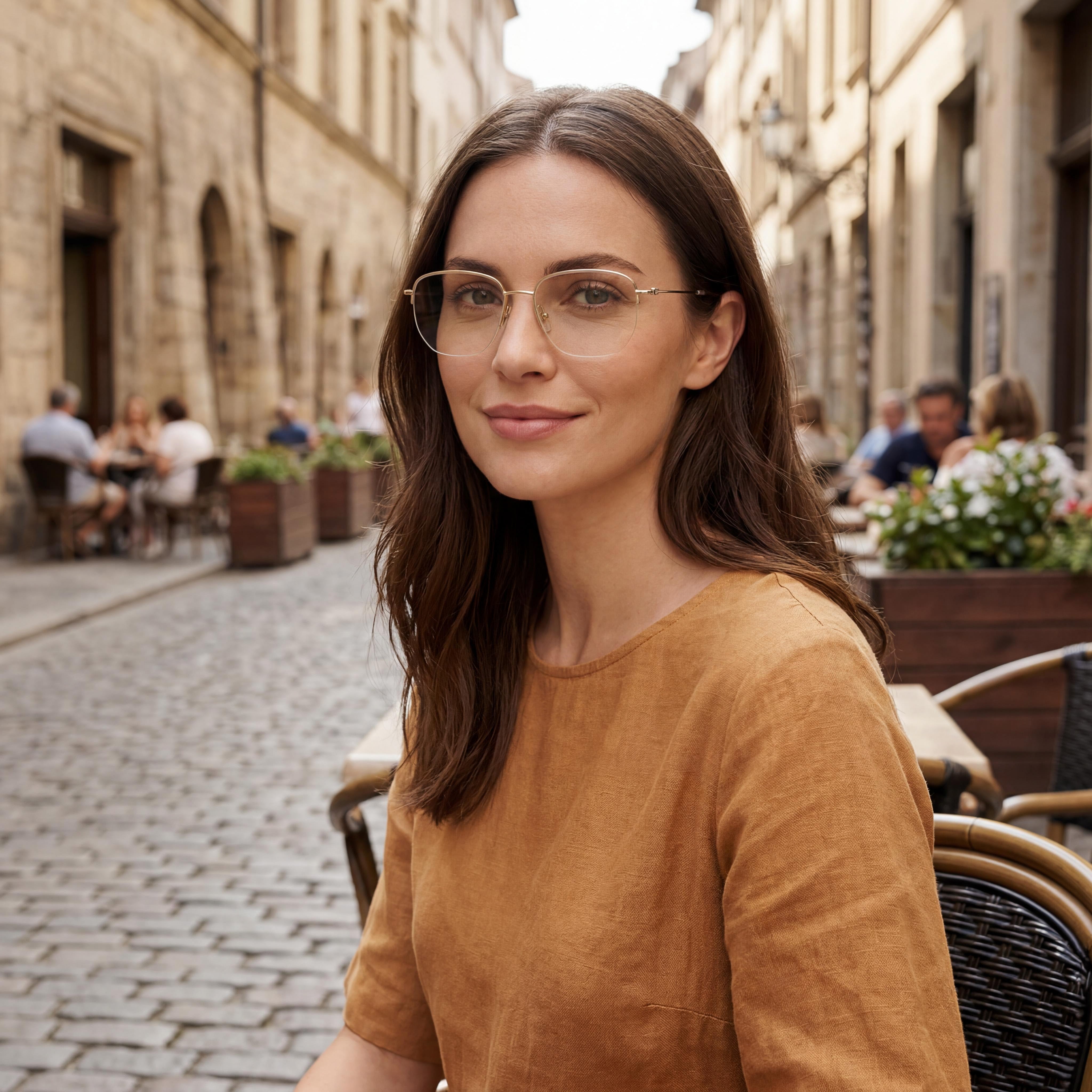 Gafas de sol informales unisex Hugo Boss, aleación de acero dorado, lentes de policarbonato no polarizadas, ancho de lente de 54 mm, puente de 18 mm, Photo 6