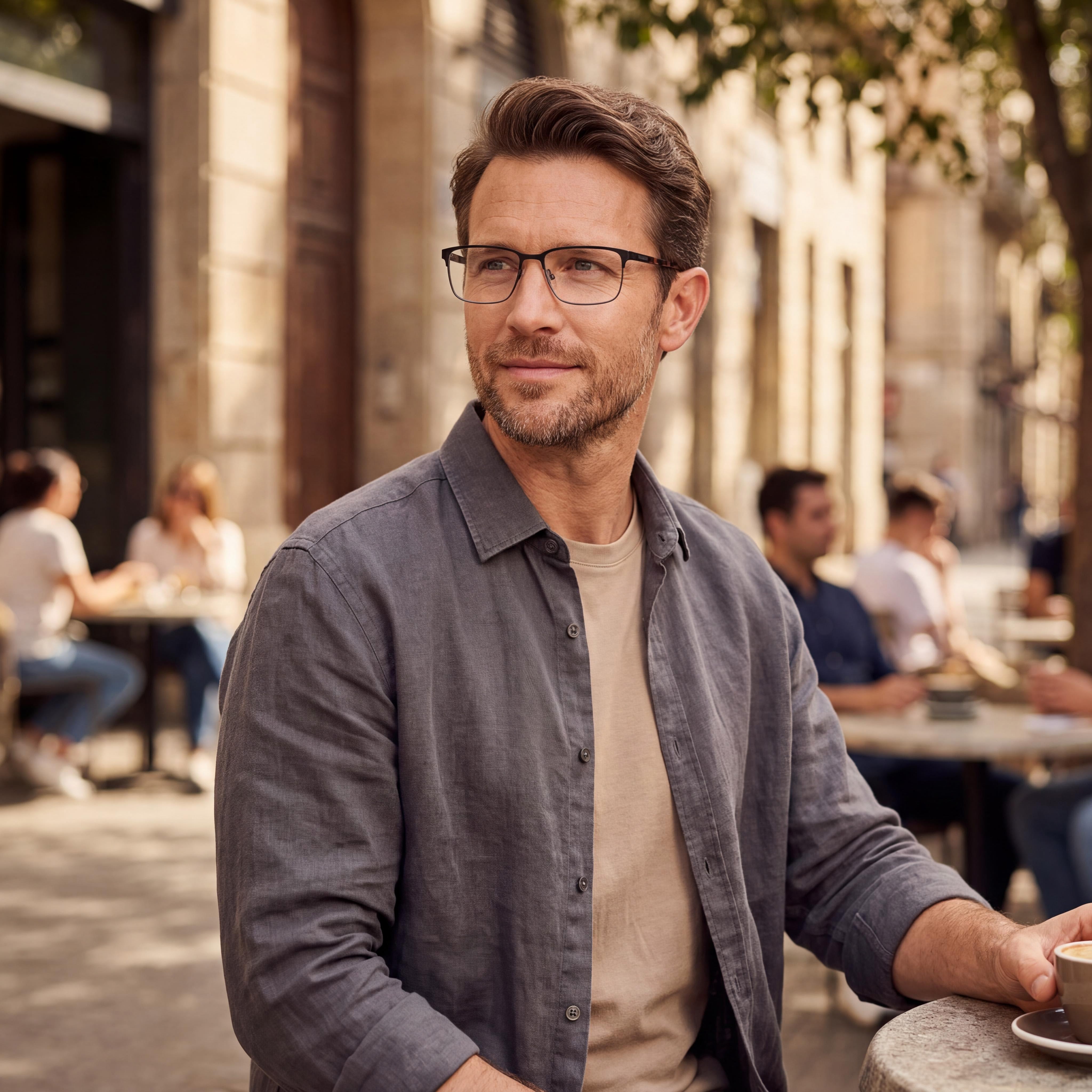 Harley-Davidson Sporty Black Shield Eyeglasses for Men, Photo 4
