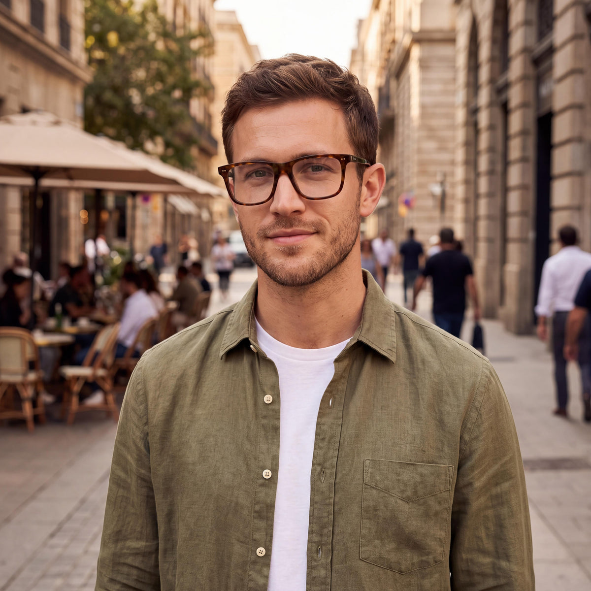 POLO RALPH LAUREN Men's Ph2270u Universal Fit Acetate Rectangular Eyeglasses Shiny Brown Tortoise 56mm, Photo 3