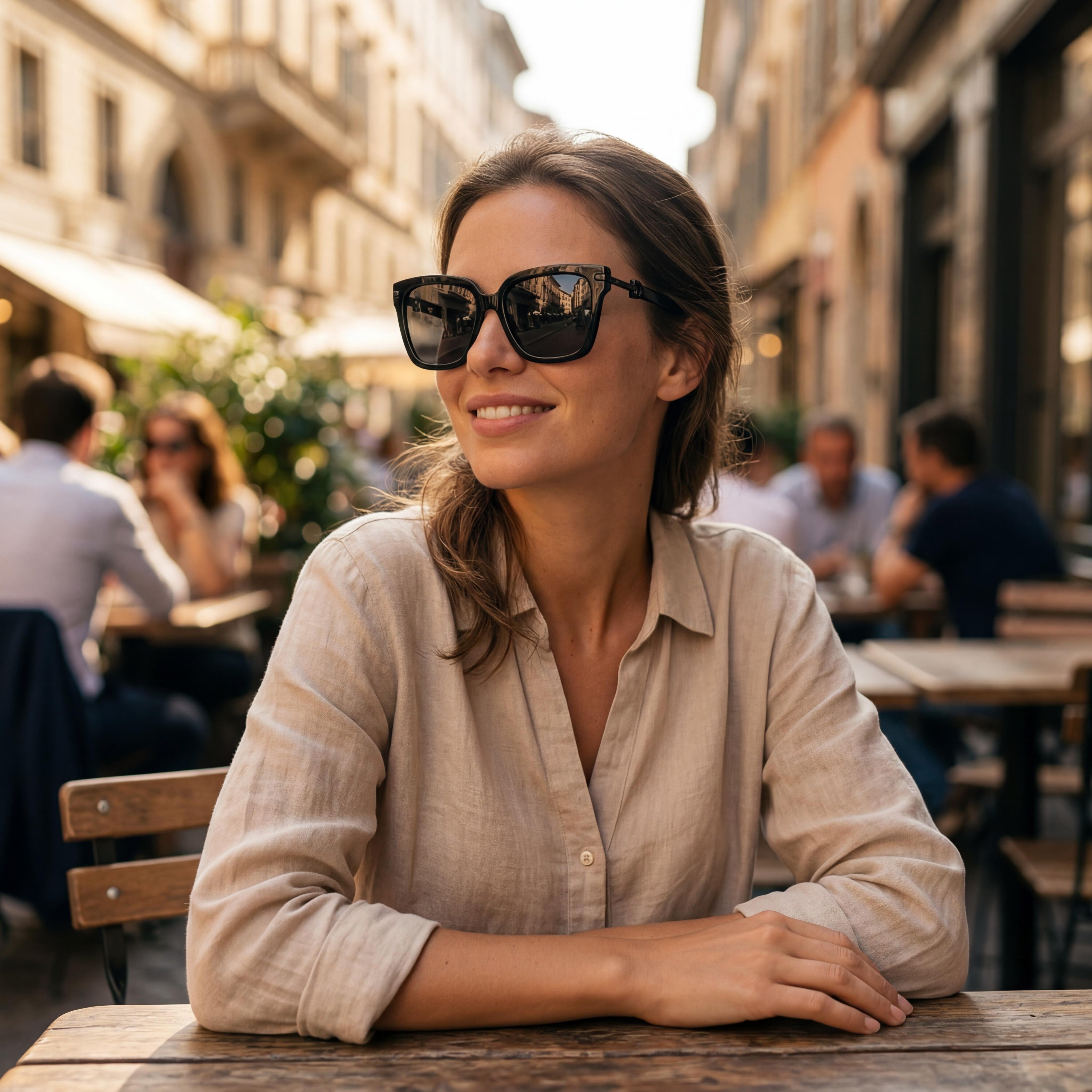 Gafas de sol Salvatore Ferragamo Sf1085sn para mujer, montura de plástico negra, cuadradas, lentes negras no polarizadas, 57 mm, Photo 5