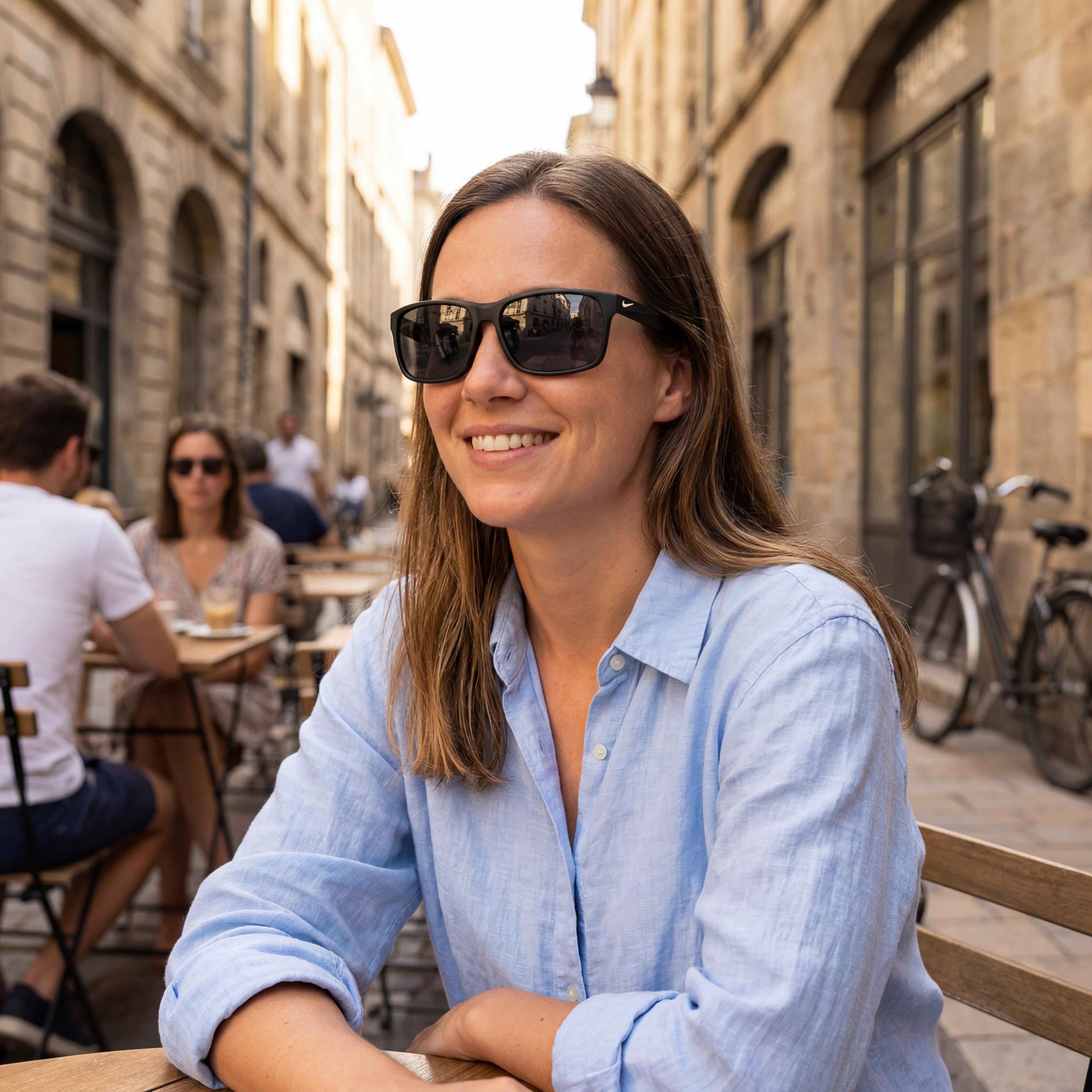 Nike Maverick Rge N If2488x Women's Non-Polarized Acetate Sunglasses UV 400 Matte Black 59mm, Photo 4