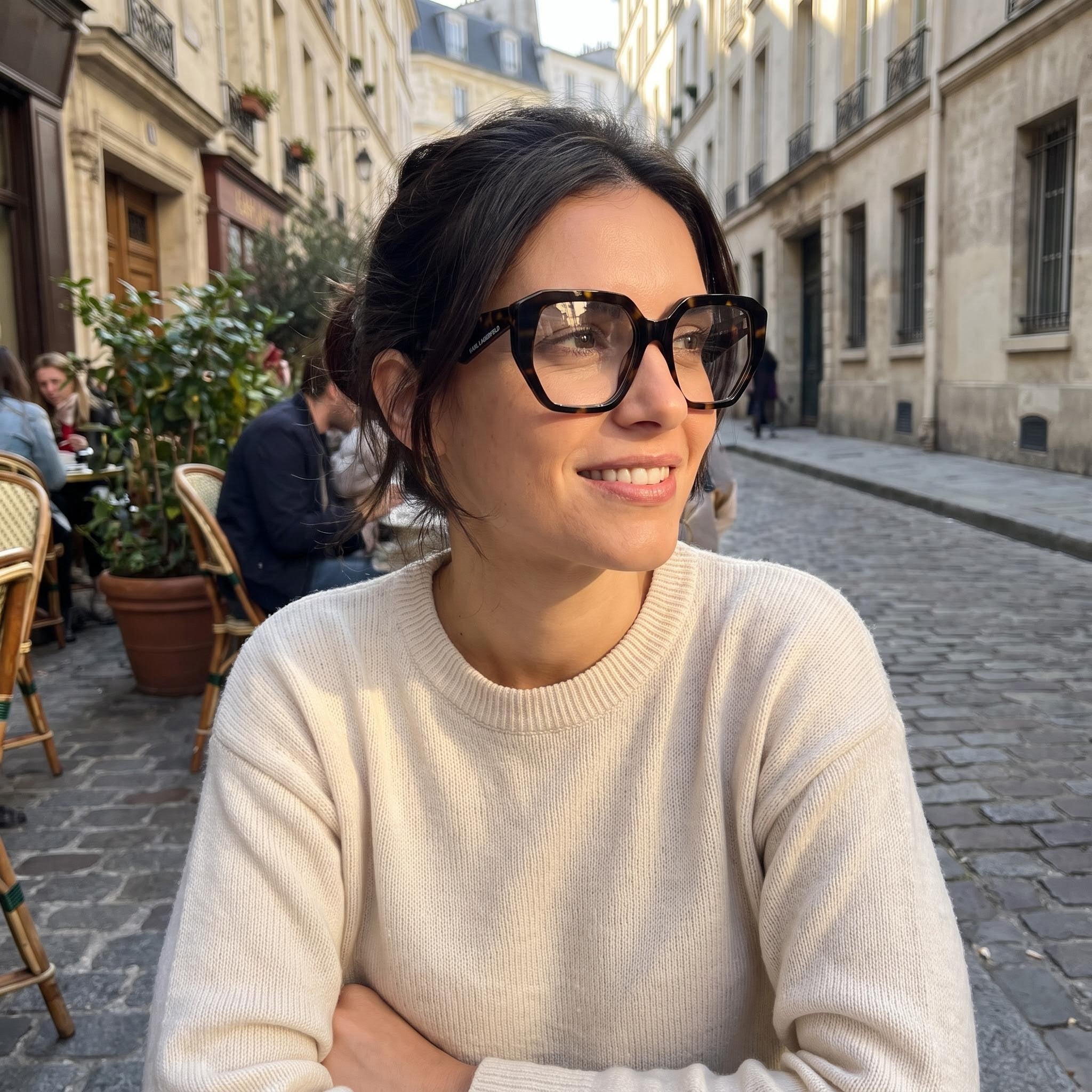 Gafas KARL LAGERFELD Kl6213 para mujer con montura de acetato carey, lentes de 54 mm, puente de 16 mm y patillas de 140 mm, Photo 6