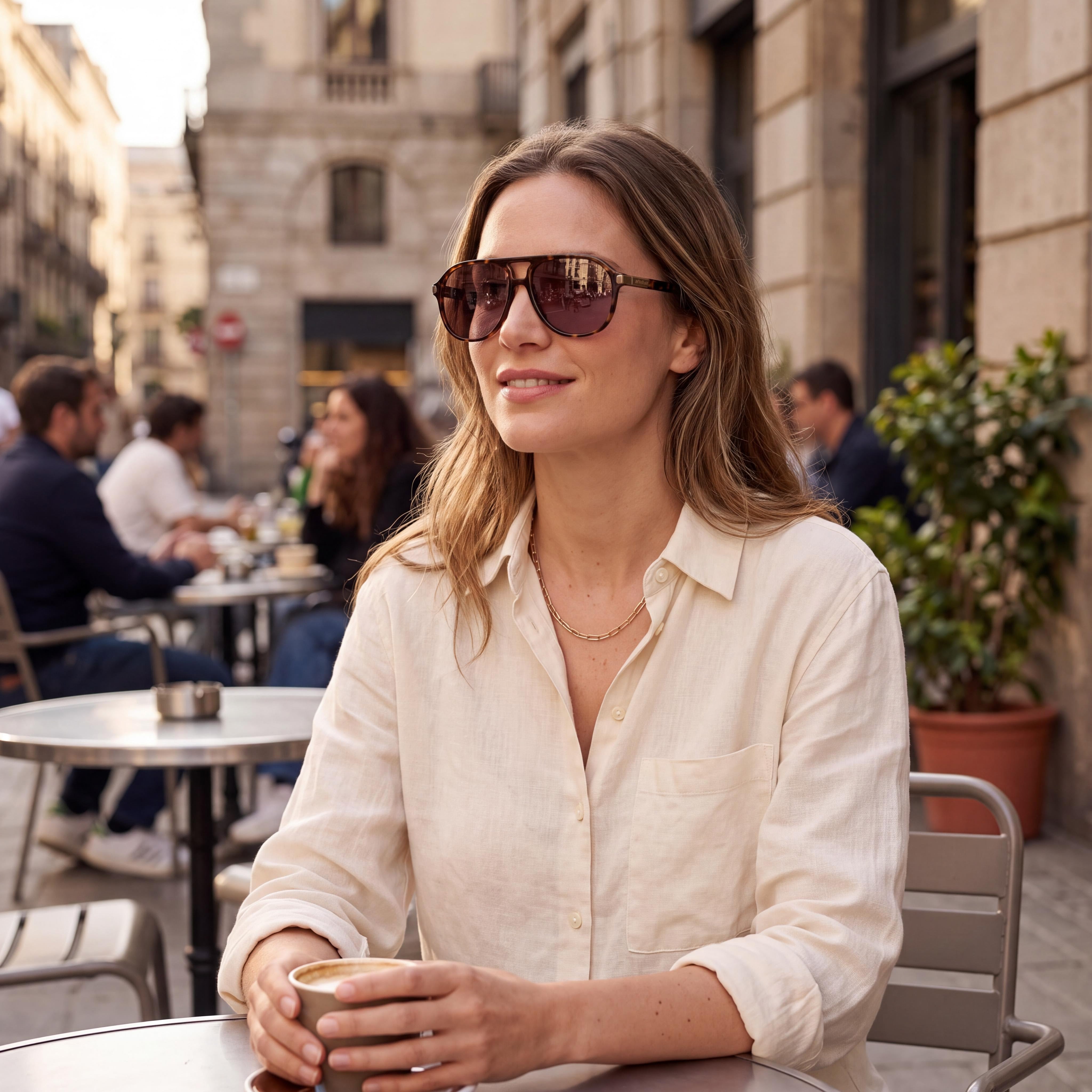 adidas Originals Or0136 Unisex Sunglasses, Dark Havana Plastic Frame, Brown Non-Polarized Lenses, 58mm, Photo 4