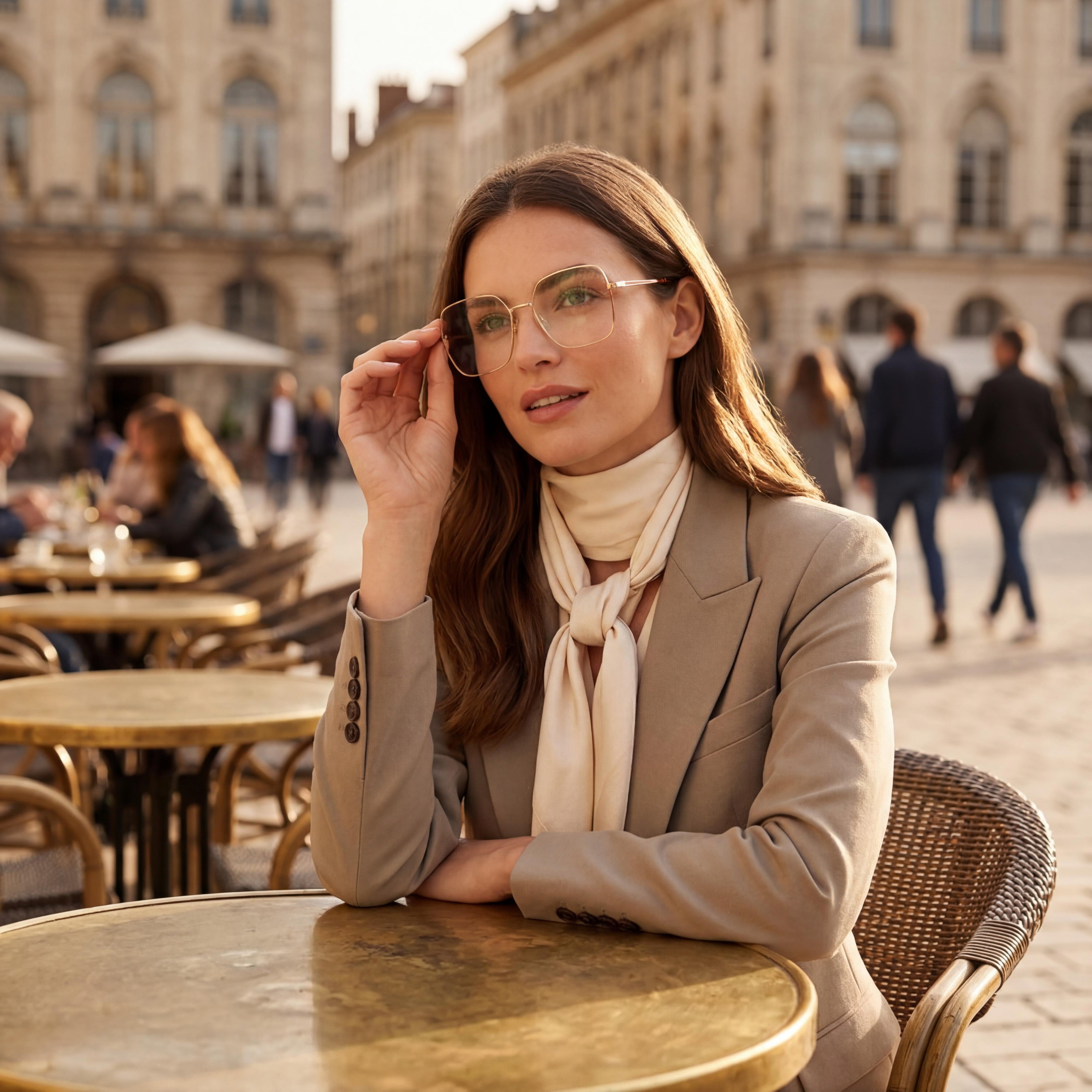 Carolina Herrera Casual Women's Metal Burgundy Gold Non-Polarized Eyeglasses 55mm, Photo 4