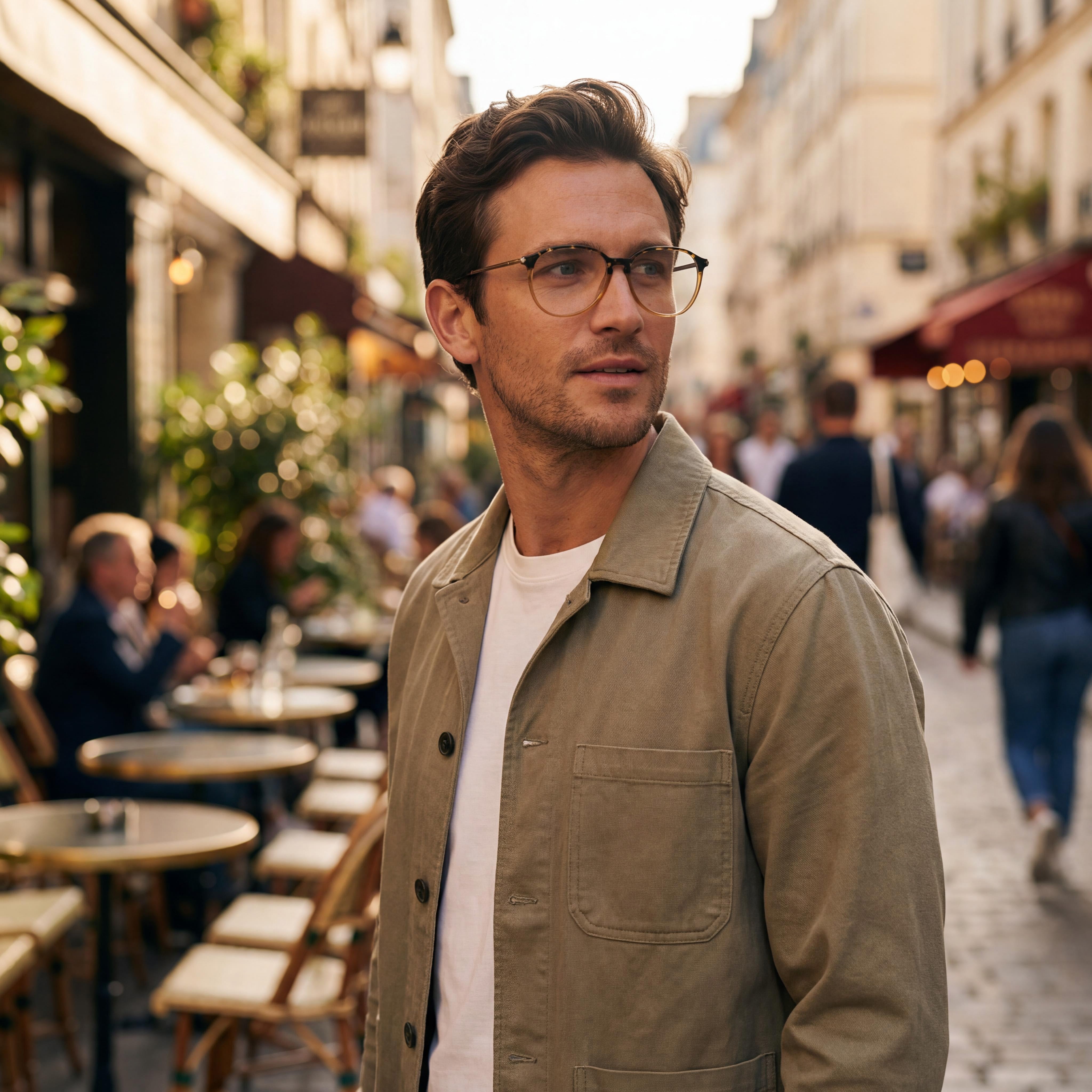 Victoria Beckham Vb2606 Montura de Gafas para Hombre Color Ámbar Tortuga con Ancho de Lente de 57mm, Ancho de Puente de 13mm y Longitud de Patilla de 140mm, Photo 5