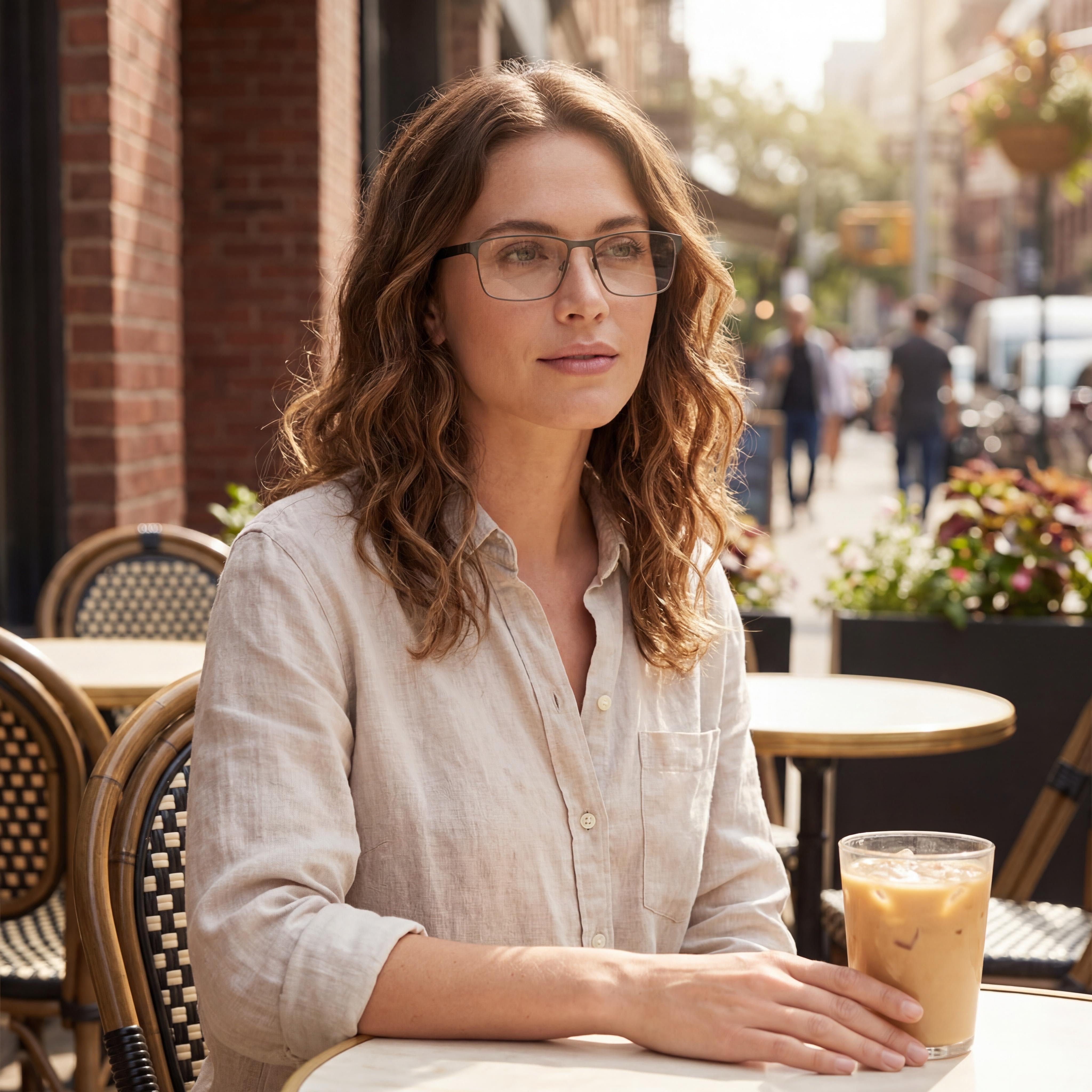 Carrera Modern Unisex Full Rim Rectangle Metal Frame Eyeglasses with Clear Lenses in Matte Ruthenium - 56mm Lens Width, Photo 4