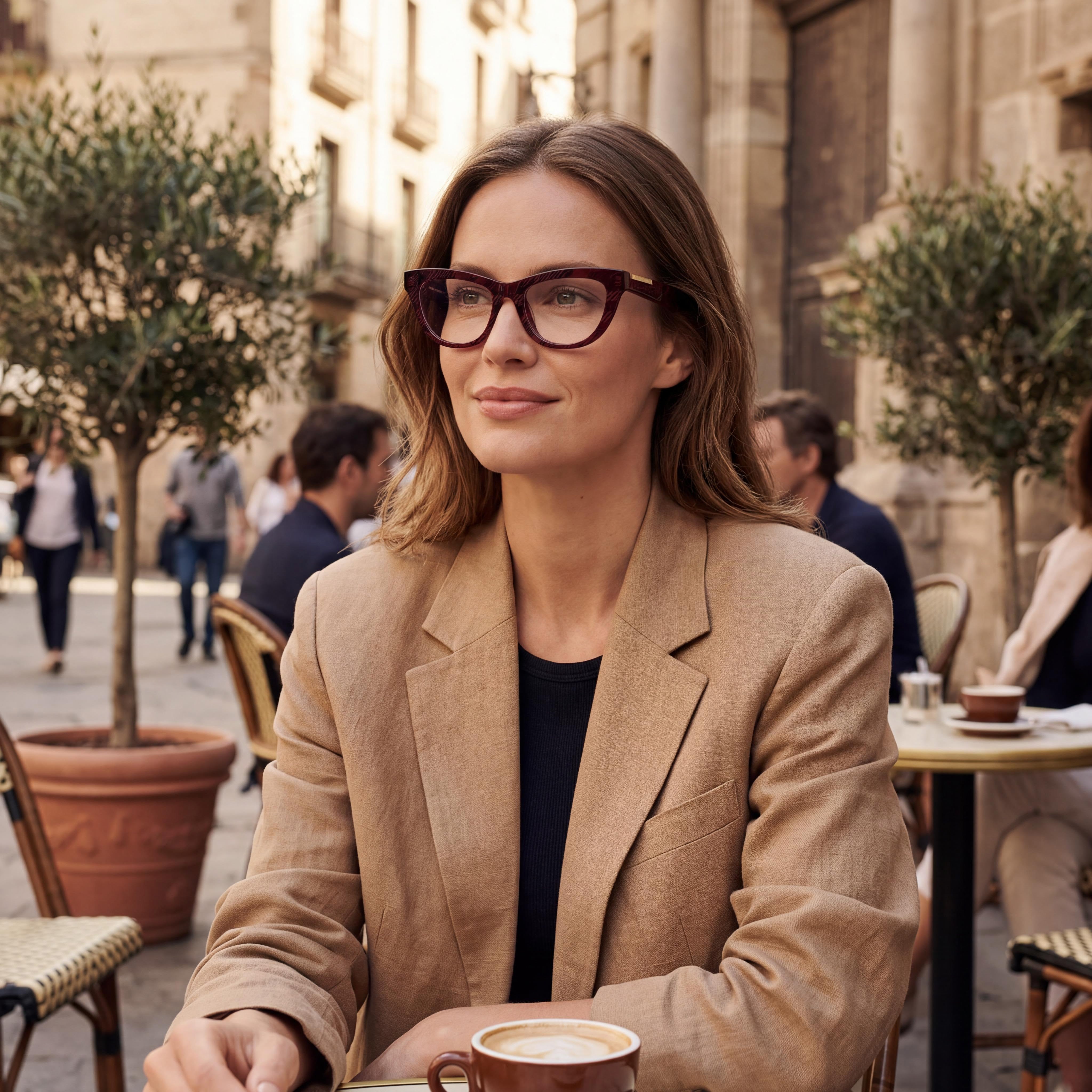 Burberry 0BE2406U Women's Gold Acetate Frame Eyeglasses 50mm, Photo 5